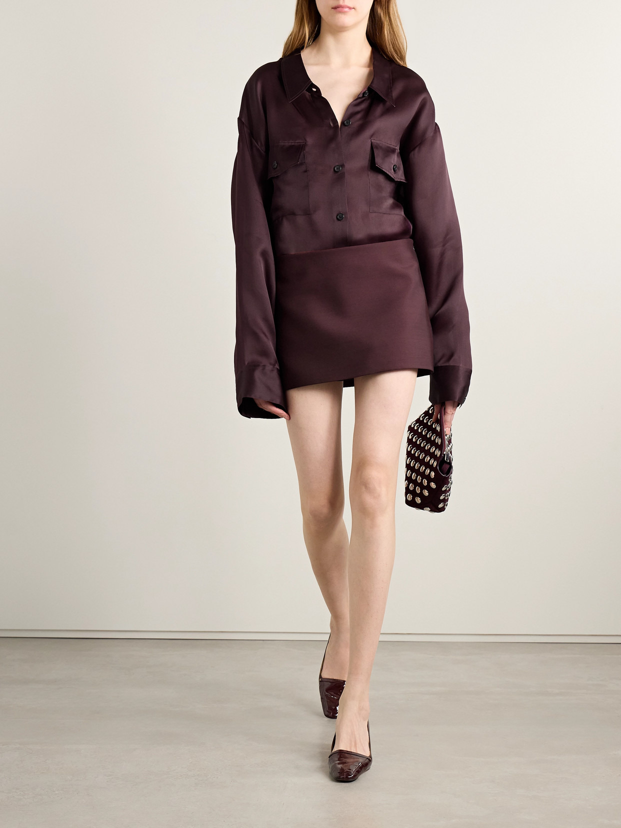 Matteo Oversized Silk-organza Shirt - 2