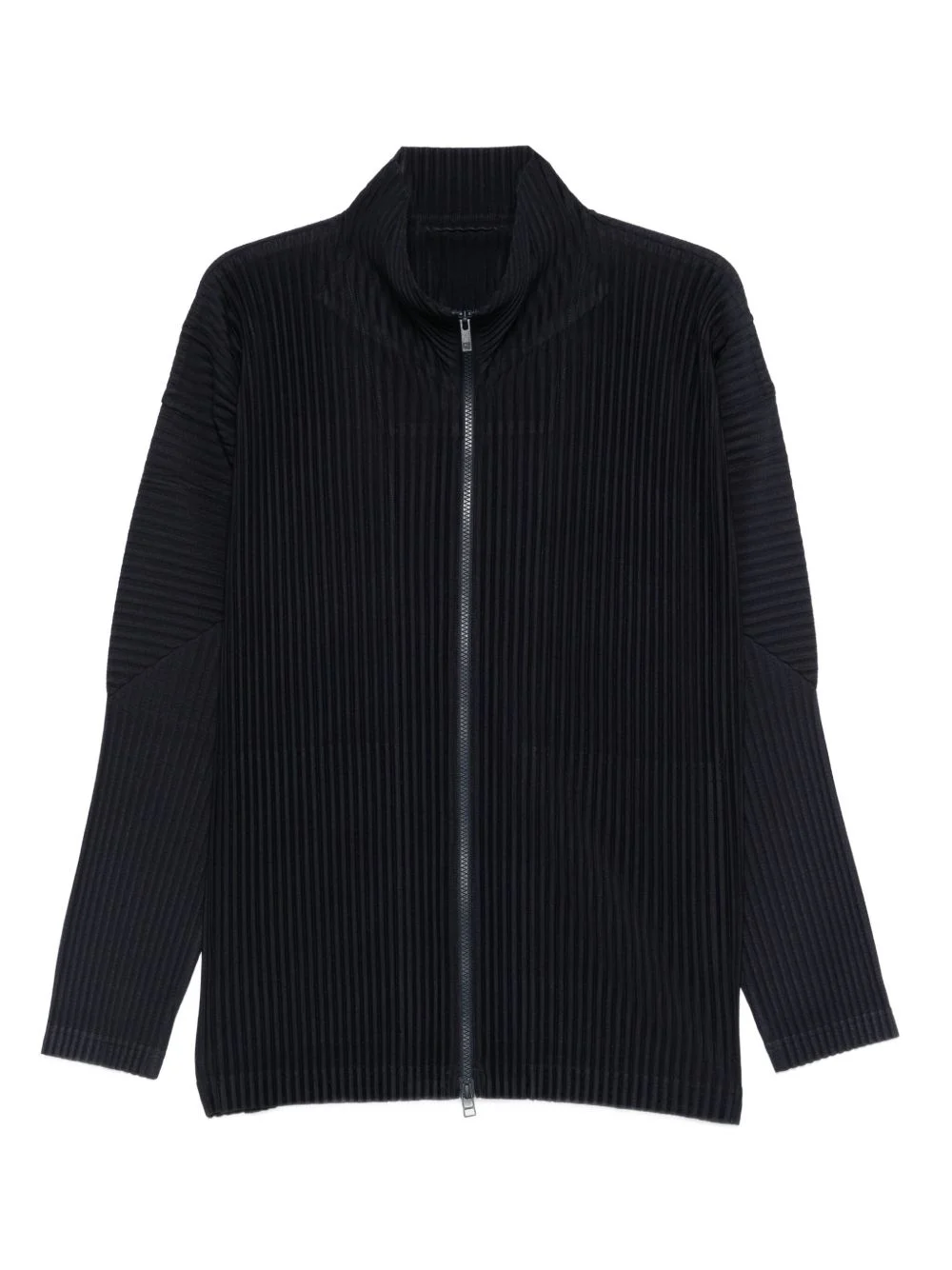 zip pleated jacket - 1