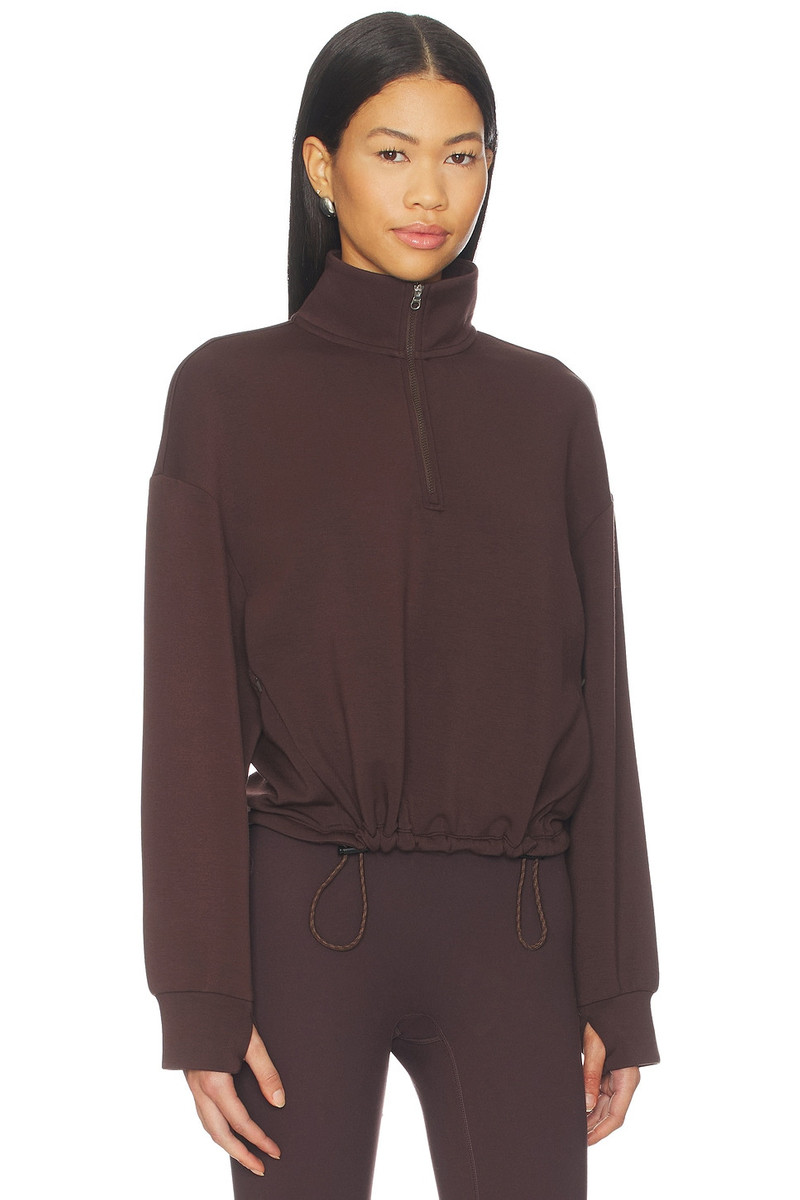 VARLEY Sian Cropped Half Zip Midlayer outlook