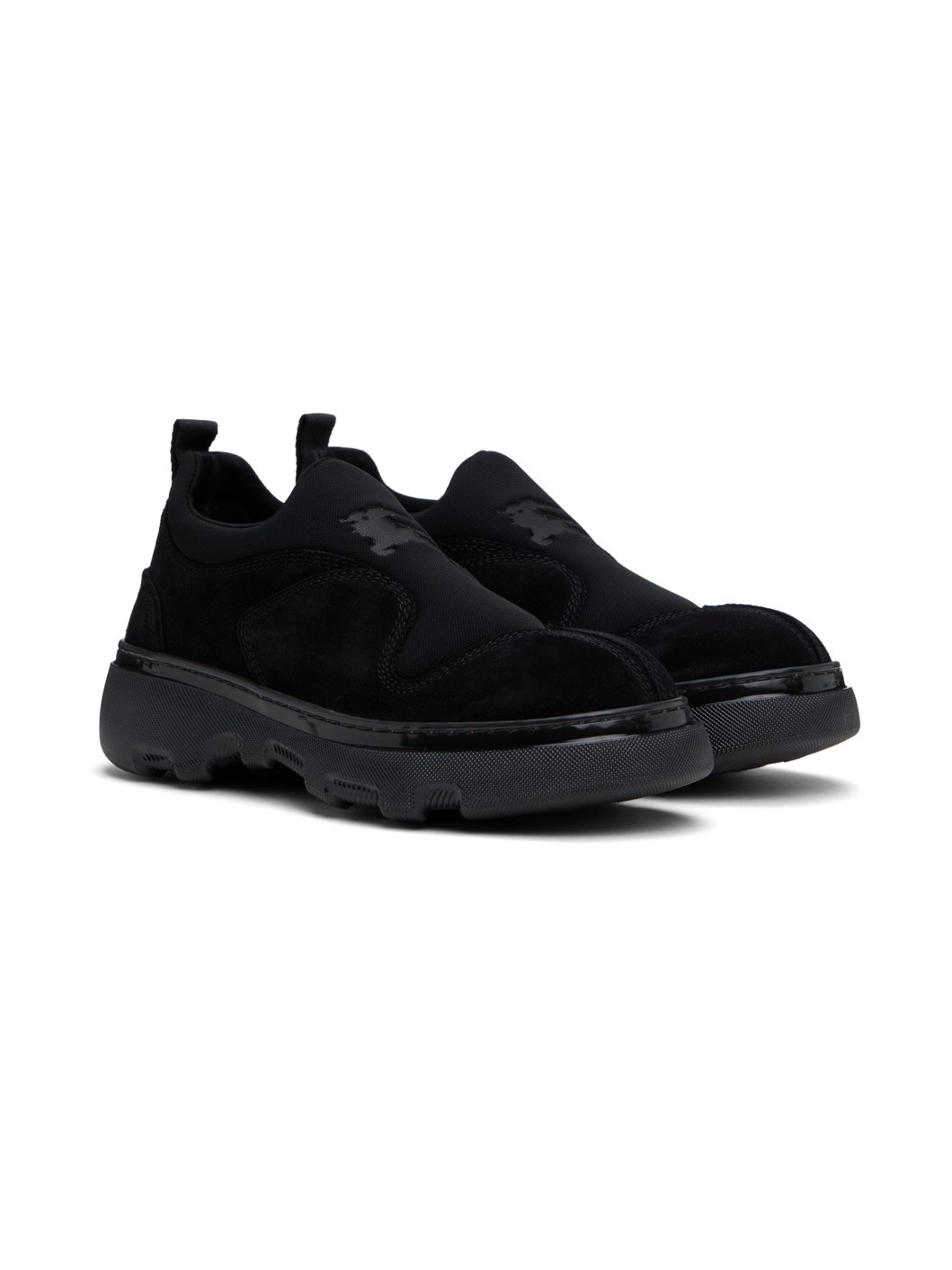 Black Suede Foam Sneakers - 4