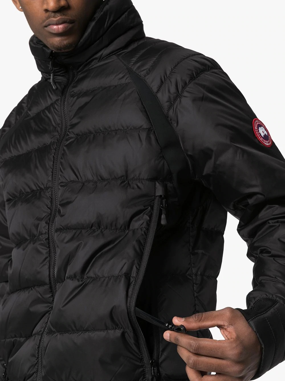 Hybridge padded down jacket - 5