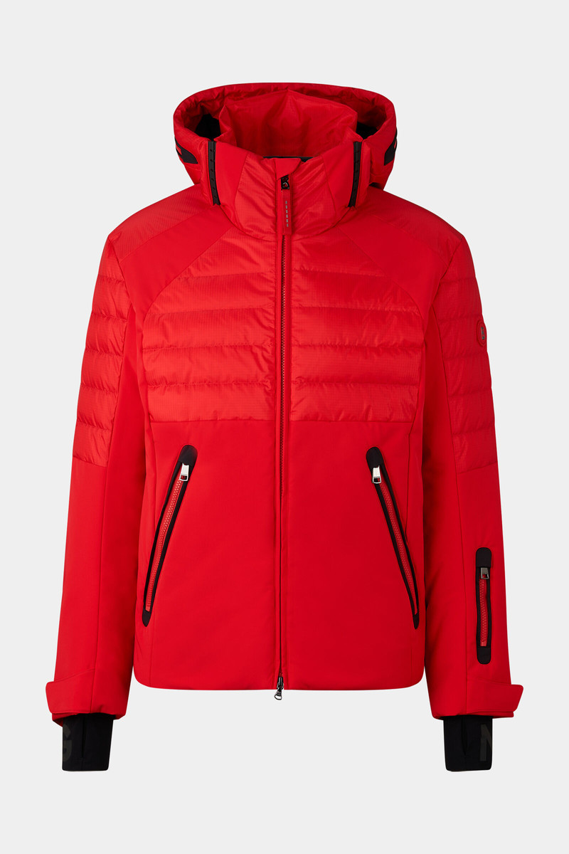 Henik down ski jacket in Red 1