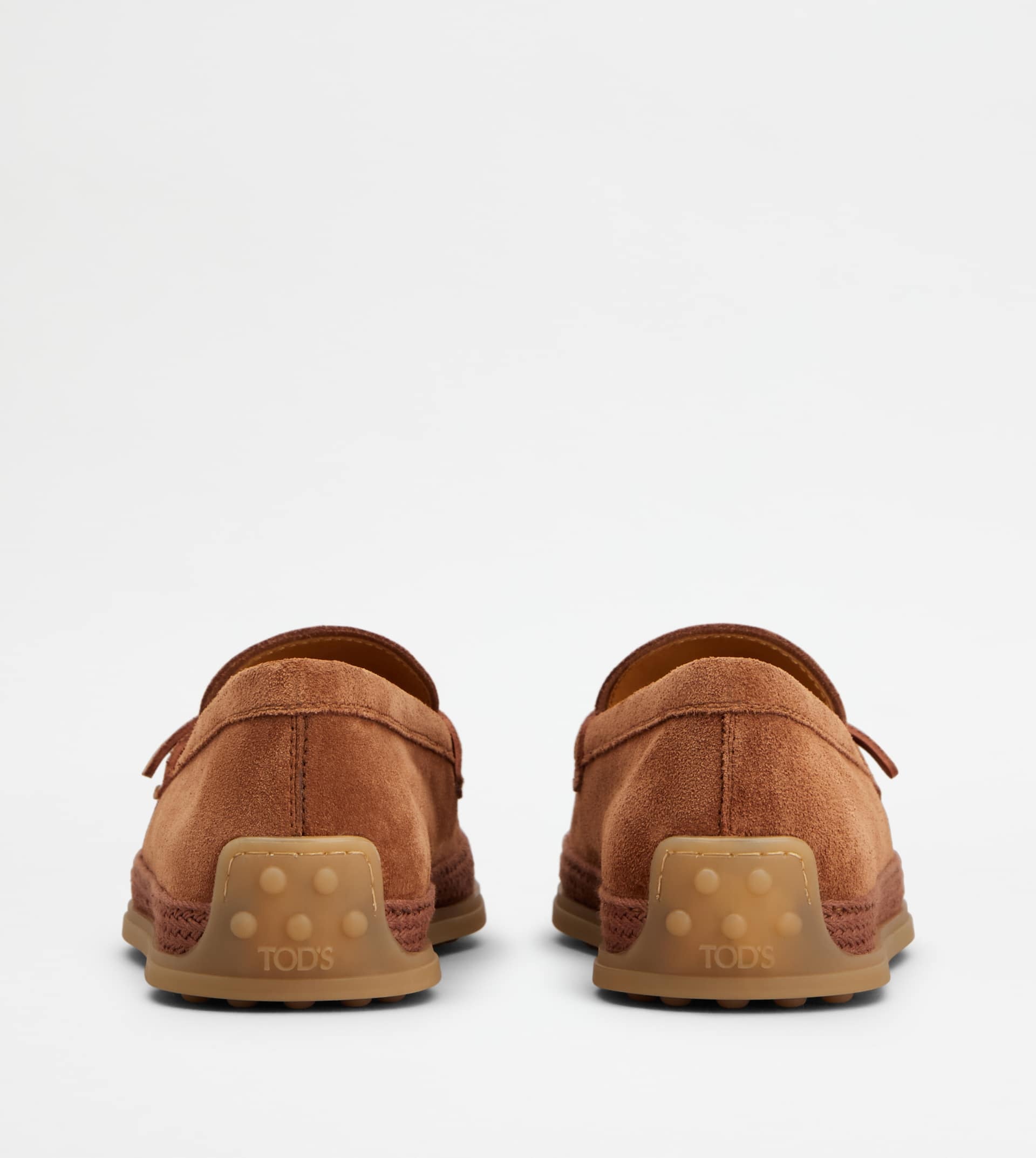 LOAFERS IN SUEDE - BROWN - 3