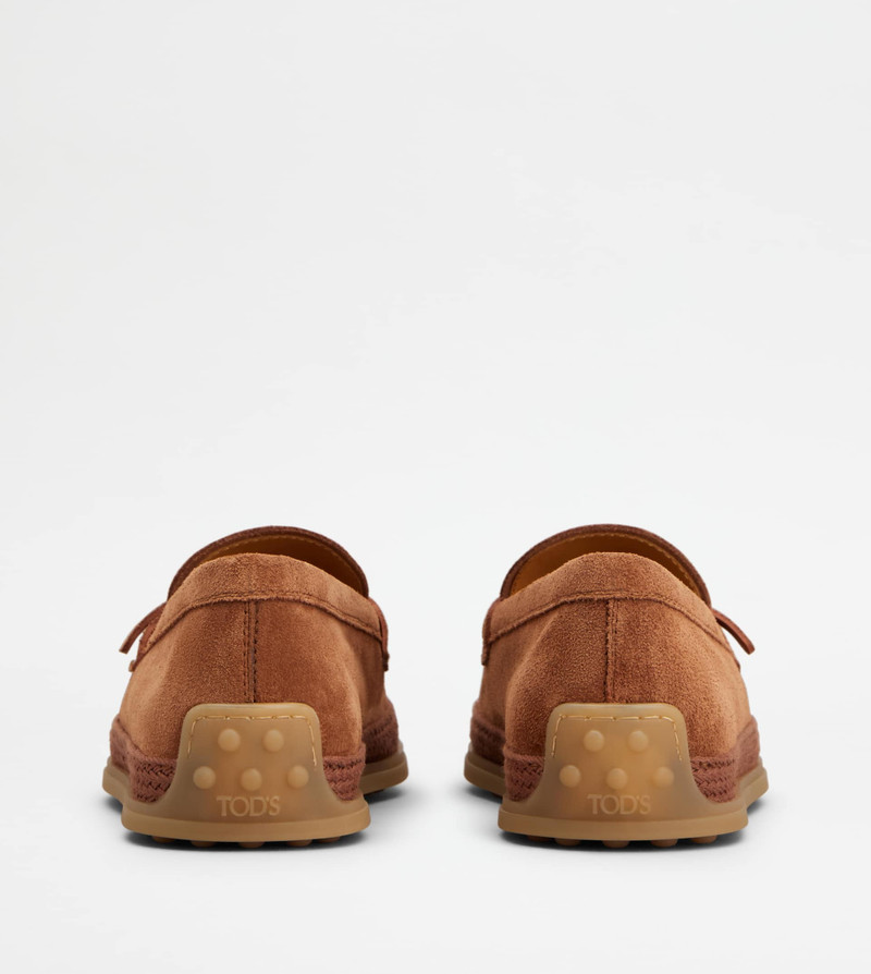 Tod's LOAFERS IN SUEDE - BROWN outlook