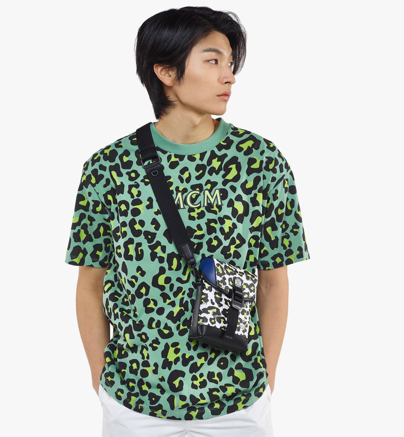 Aren N/S Crossbody in Leopard Visetos 7