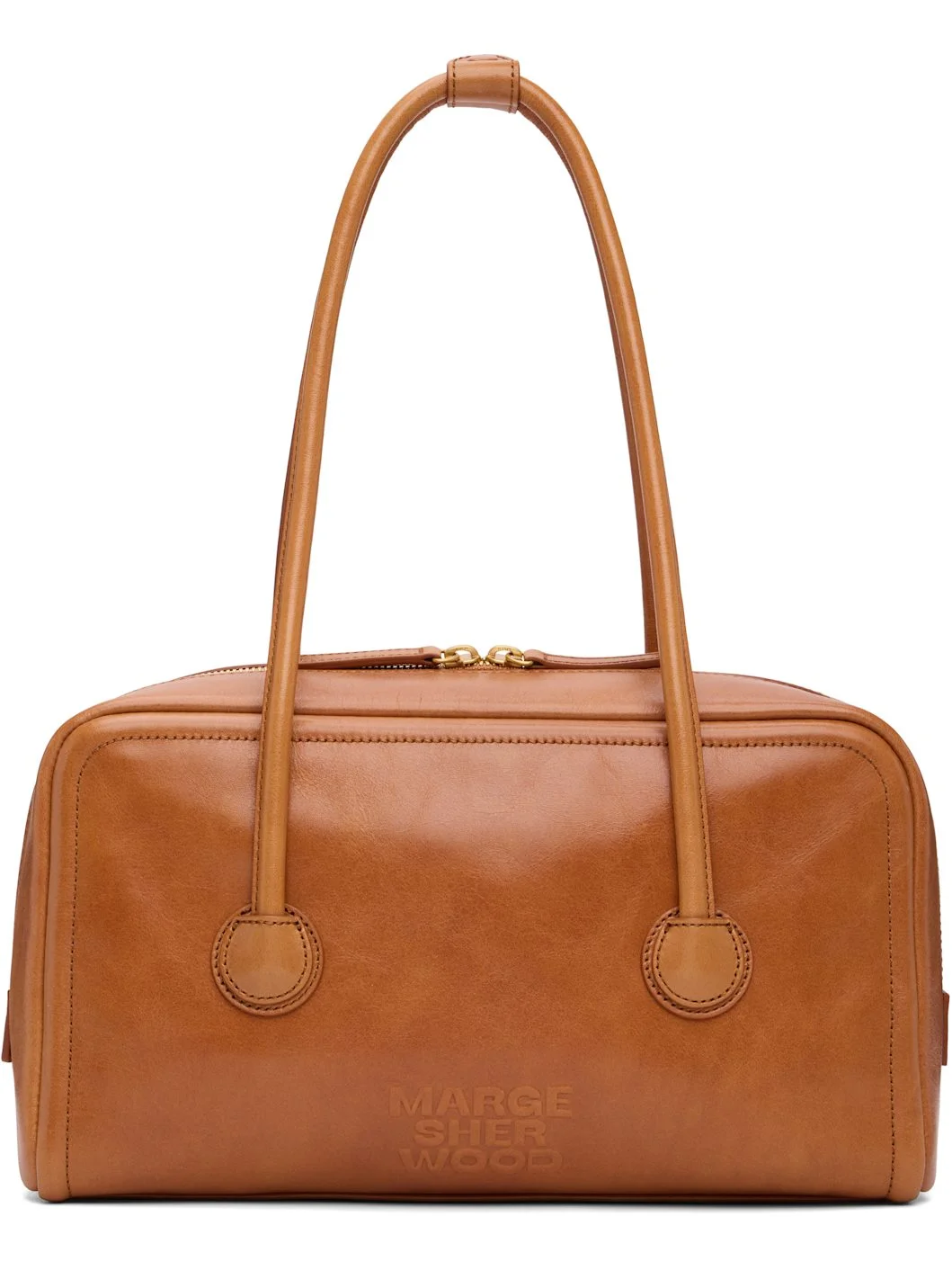Brown Soft Boston Small Bag - 1