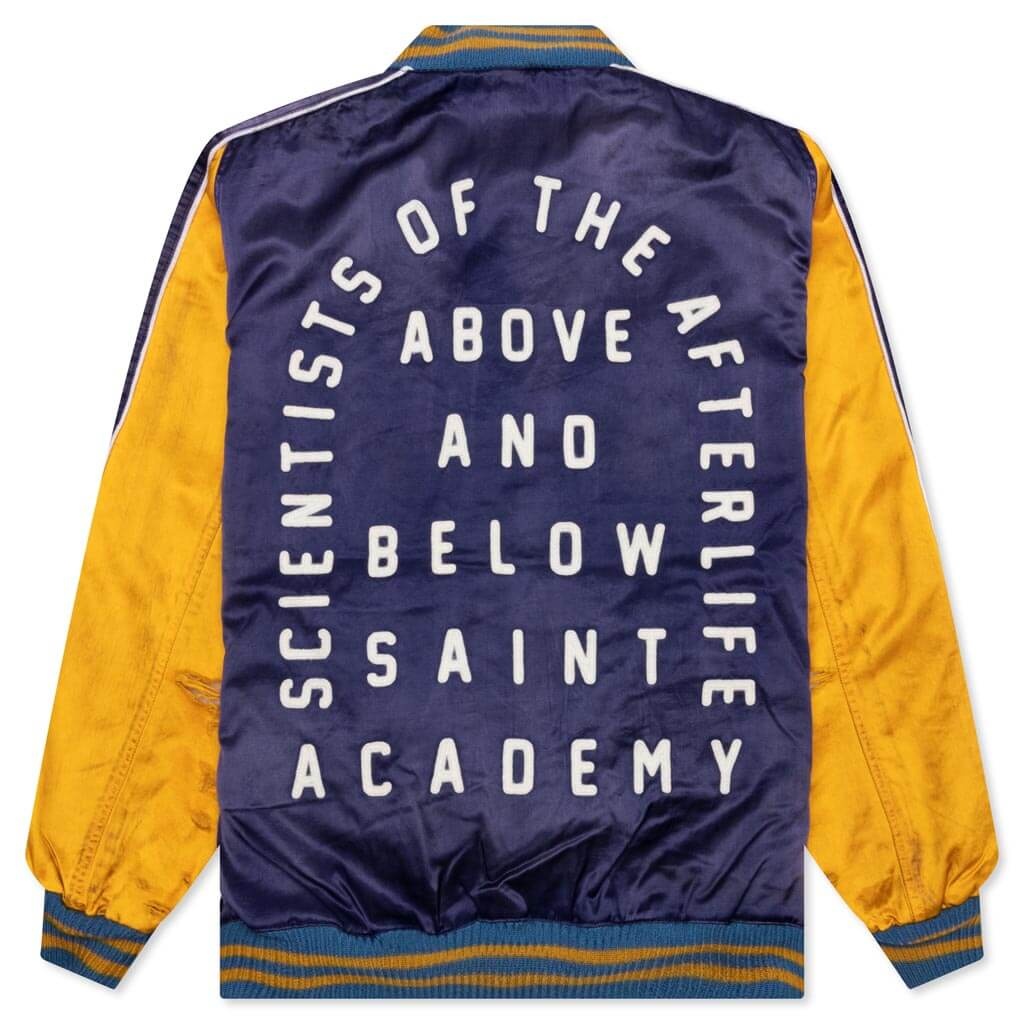SAINT MICHAEL STADIUM JACKET - NAVY/YELLOW - 2