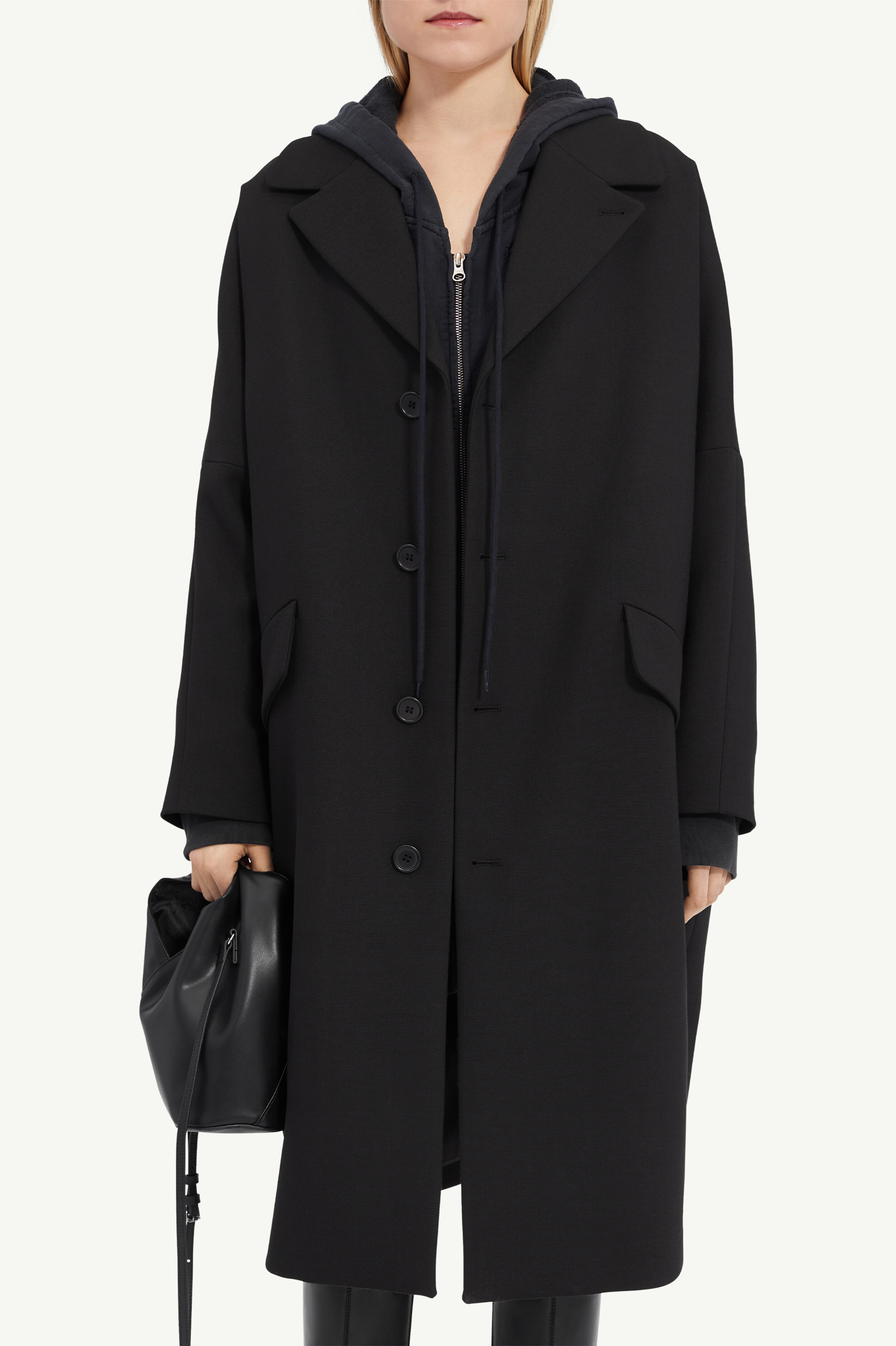 Wool Gabardine Coat - 5