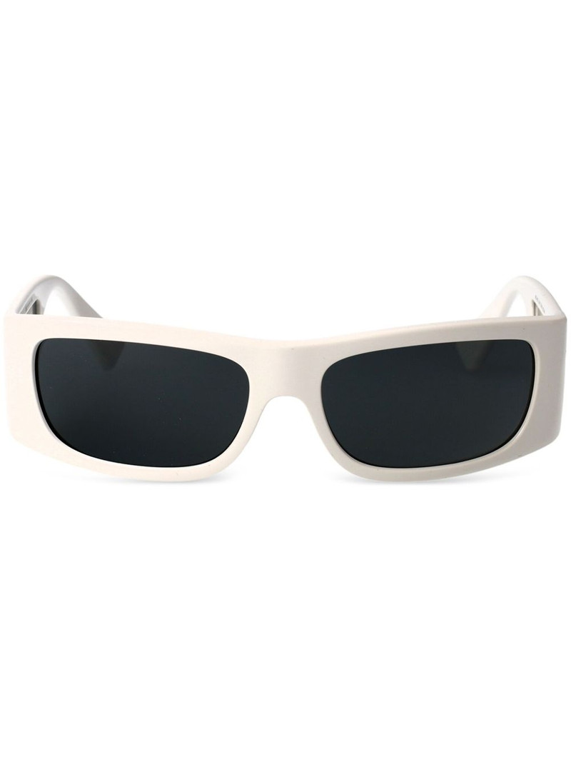 rectangle-frame logo-plaque sunglasses 1