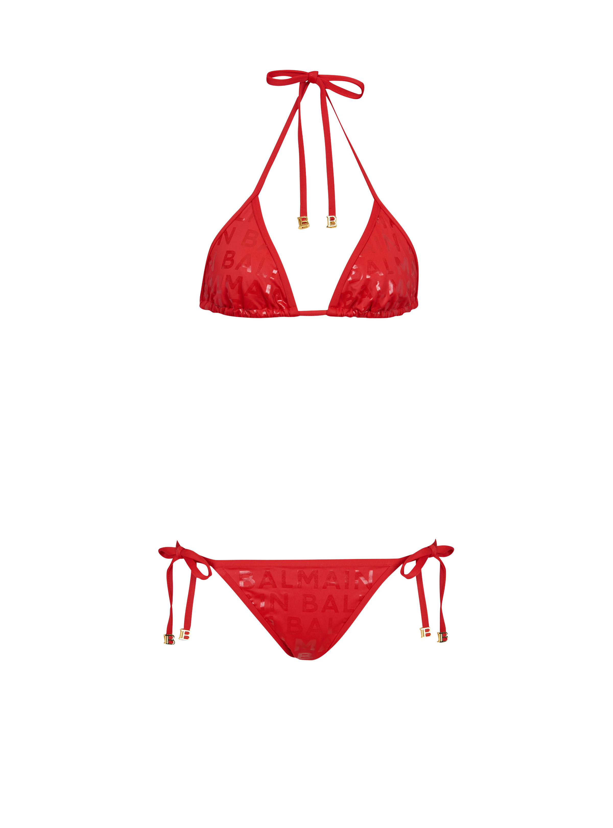 Balmain logo bikini - 1