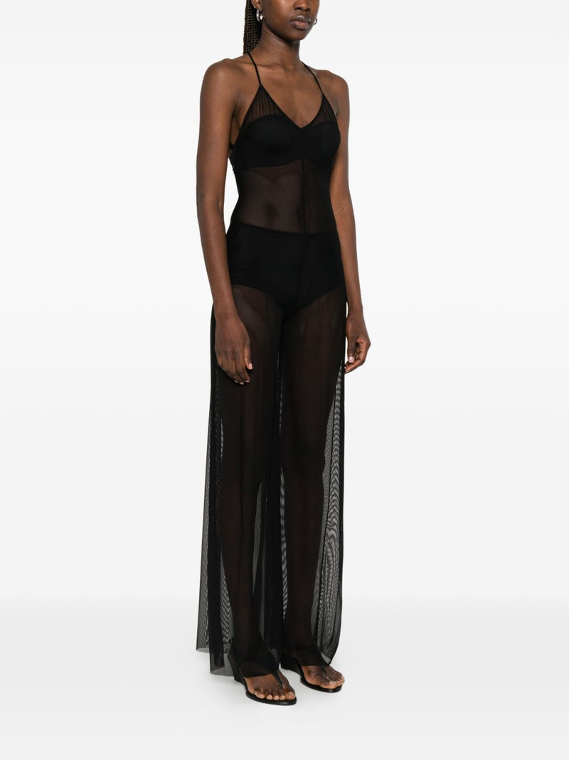 Fara sheer low-back jumpsuit 3