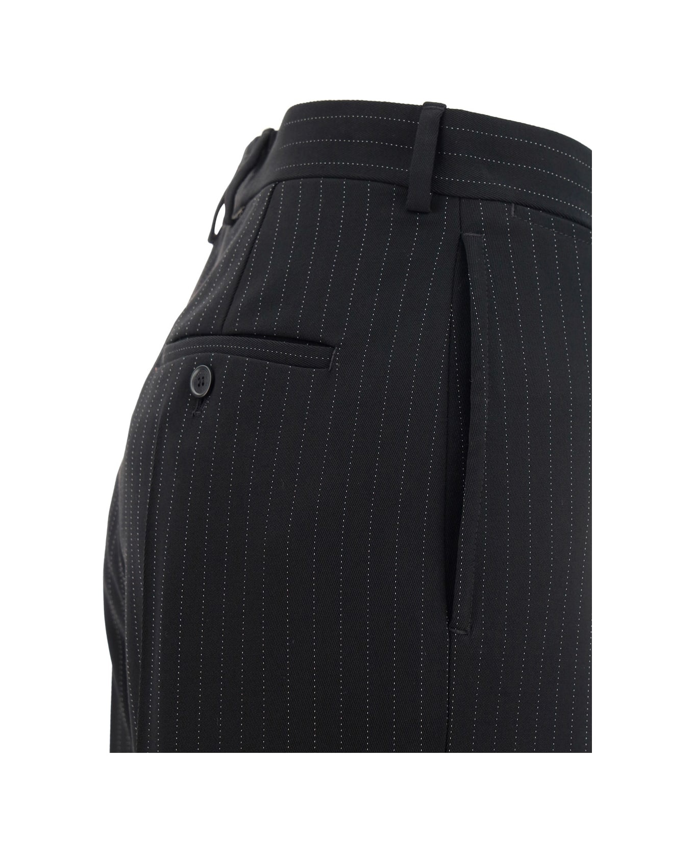 Twill Pin Stripe Pants - 3