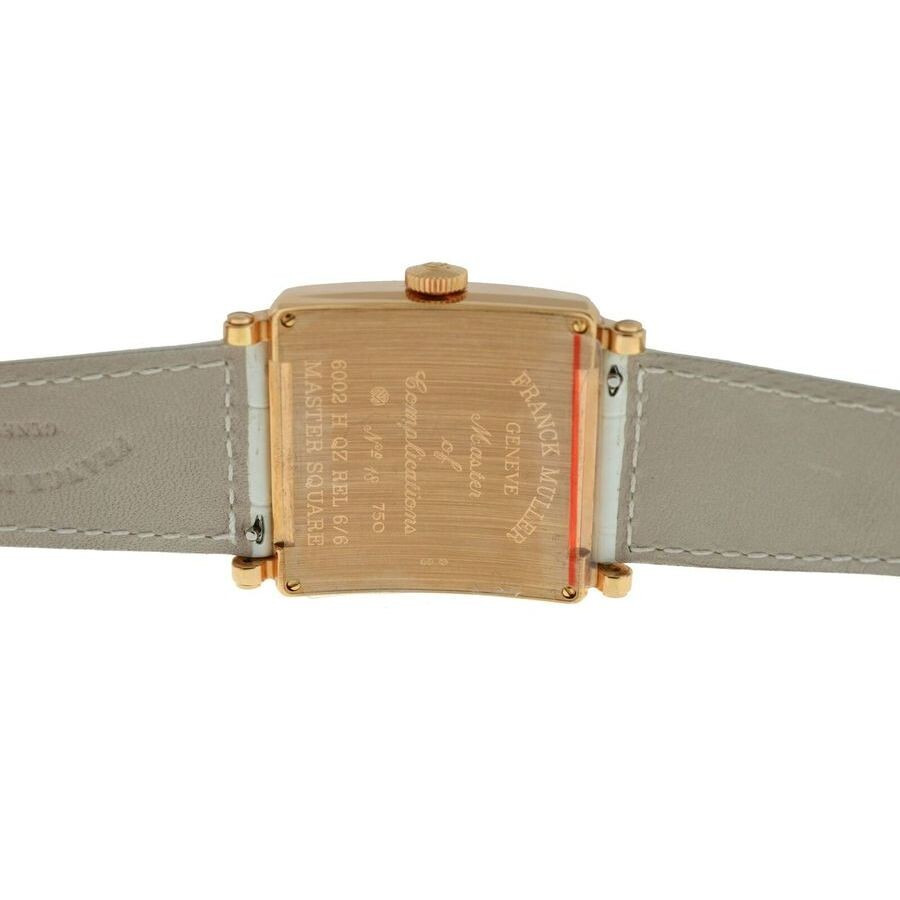 Pre-owned Franck Muller Master Square Quartz White Dial Men's Watch 6002 H QZ REL 6/6 - 4