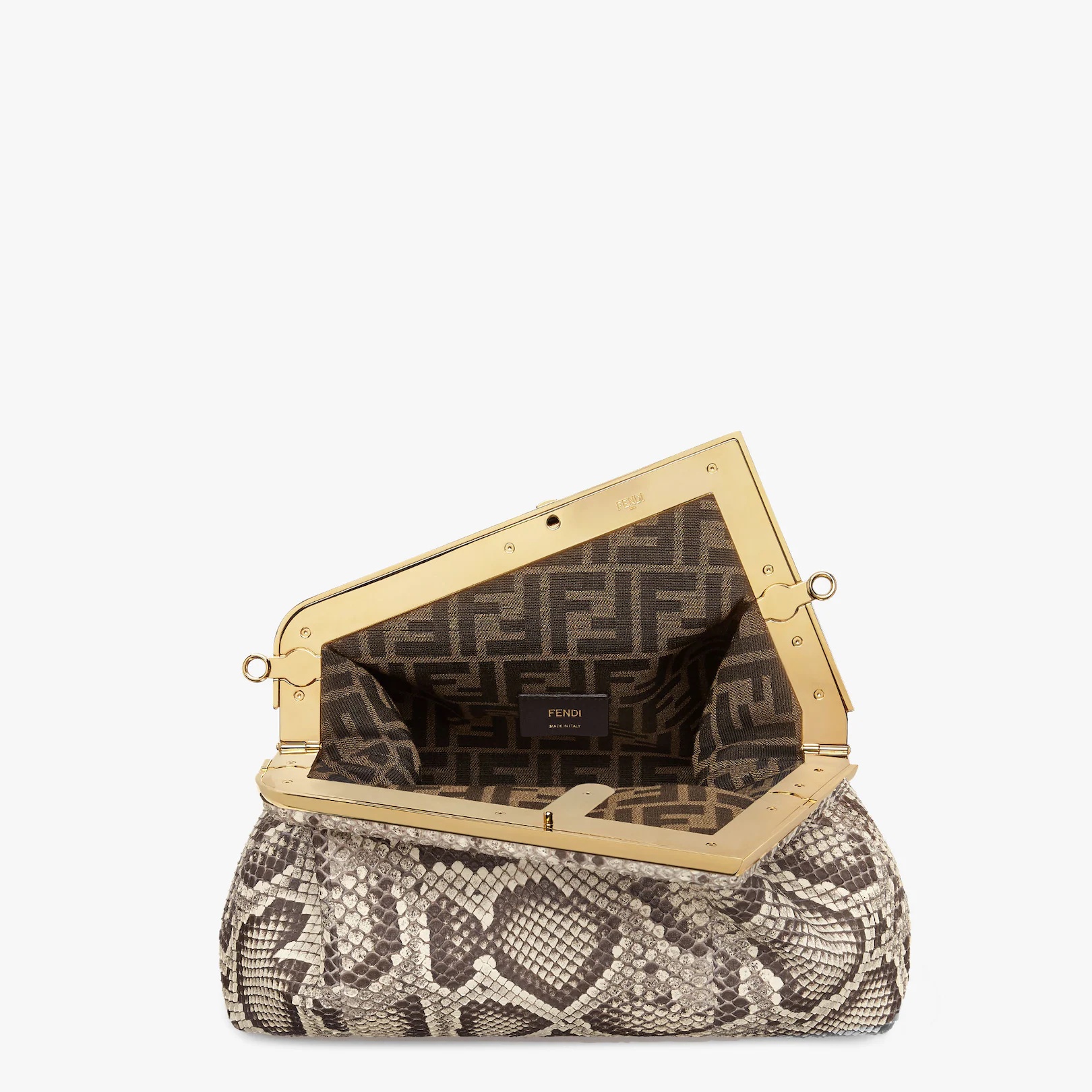 White python leather bag - 4