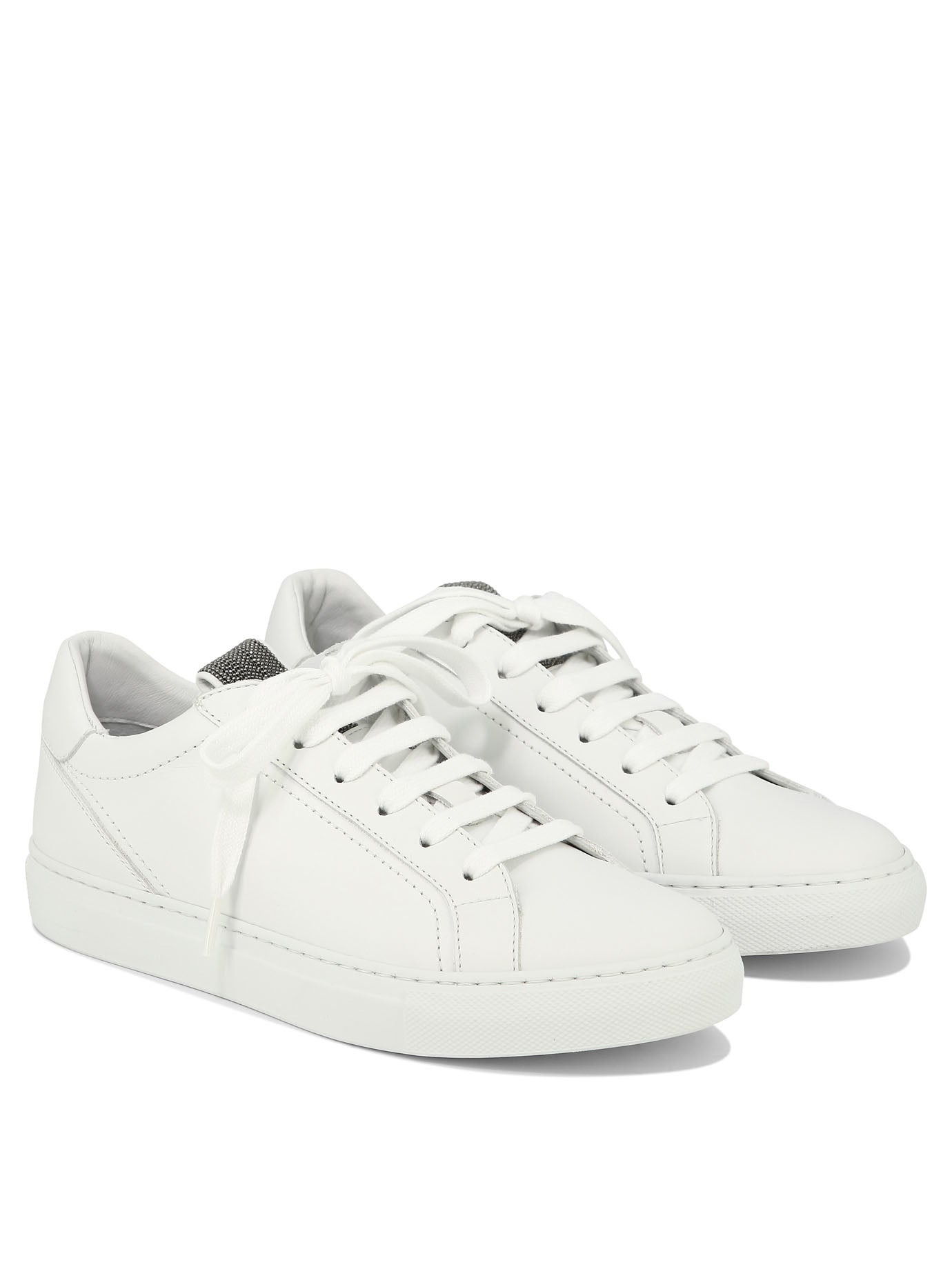 Brunello Cucinelli Mat Calf Sneaker With Precious Detail - 5