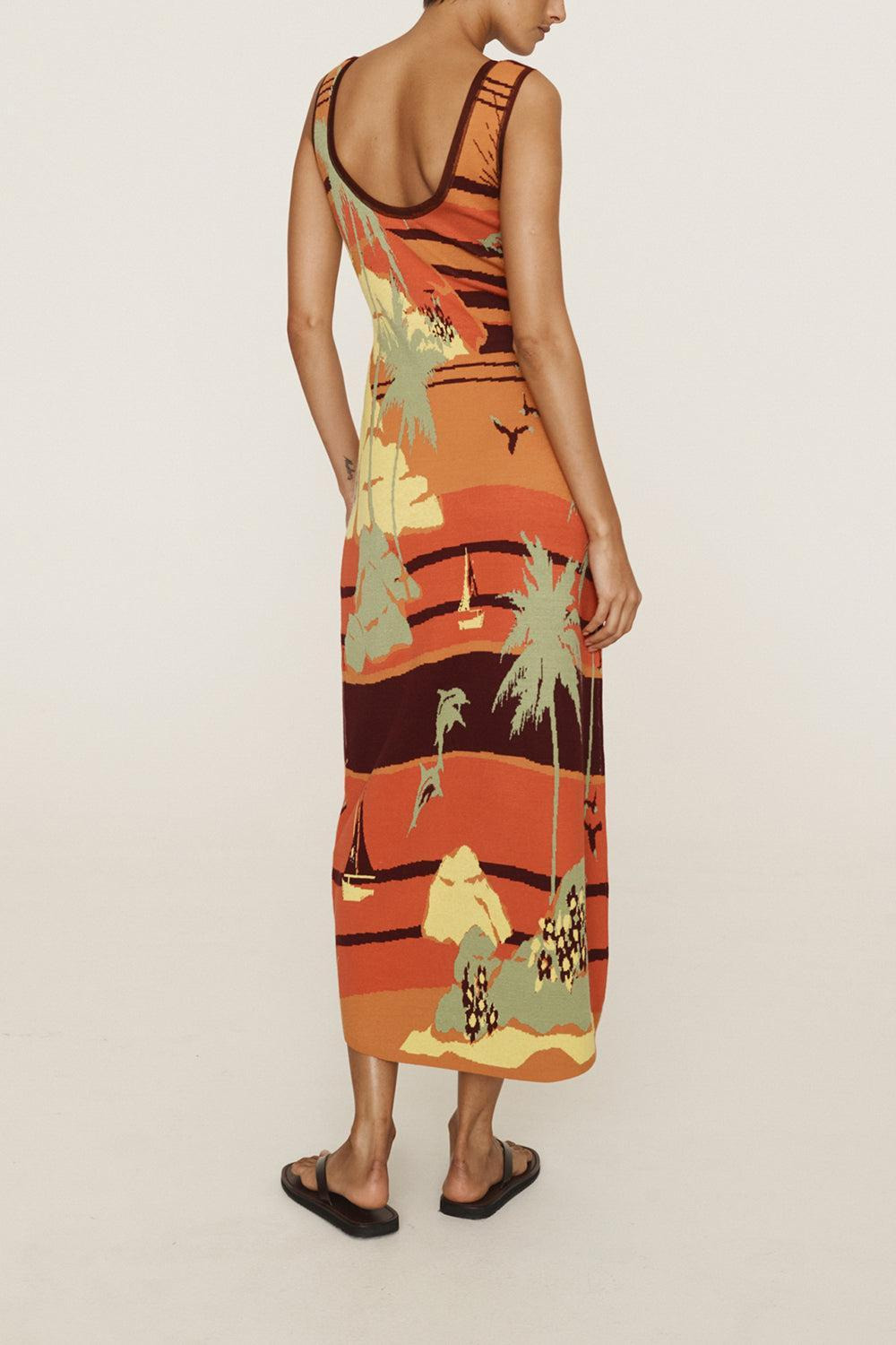 Palm Island Midi Dress - 5