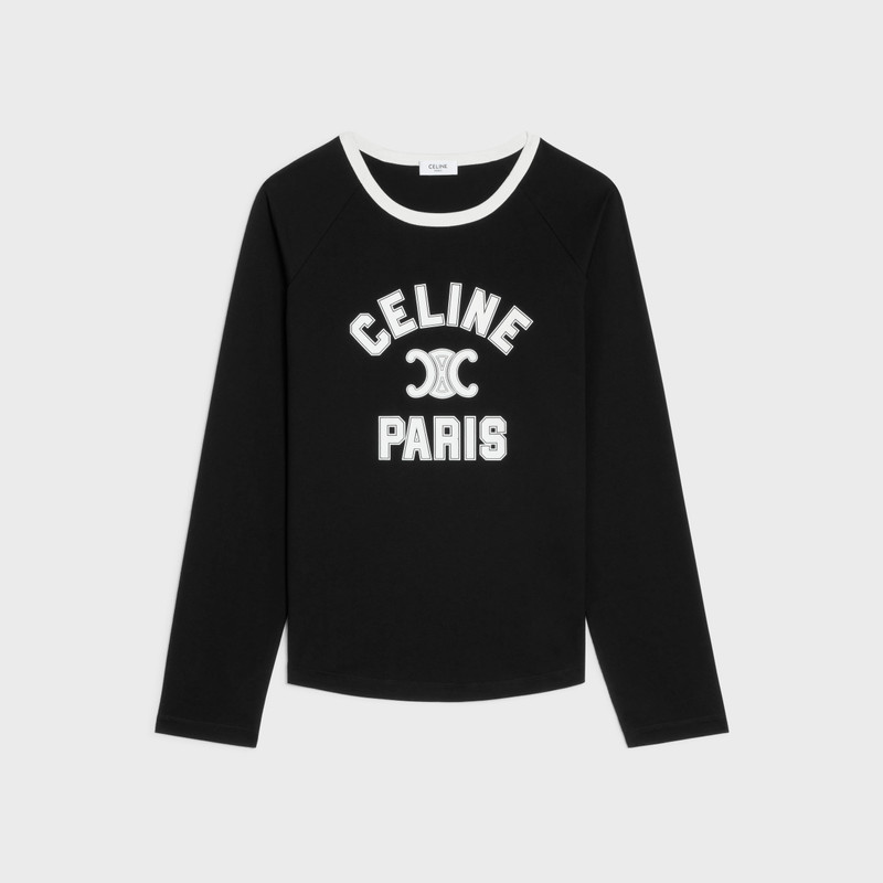 celine paris t-shirt in cotton jersey 1