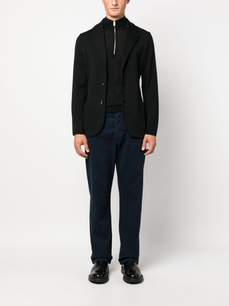 ZEGNA zip-up wool jumper outlook