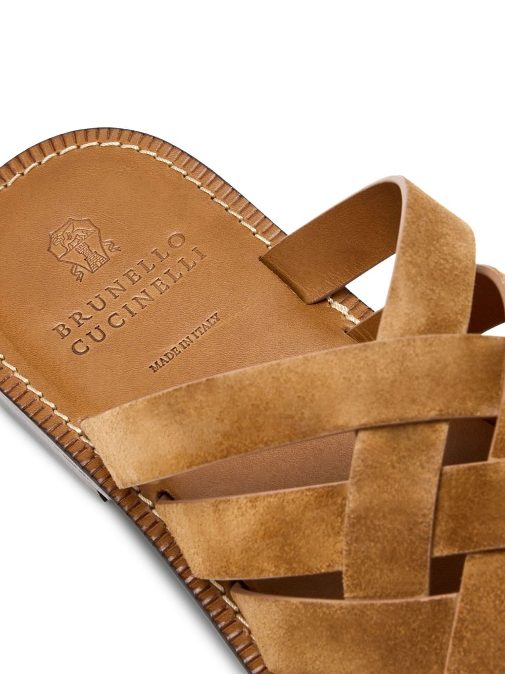 woven leather sandals - 3