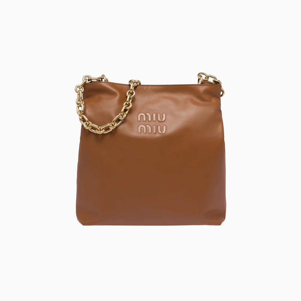 Leather shoulder bag - 1