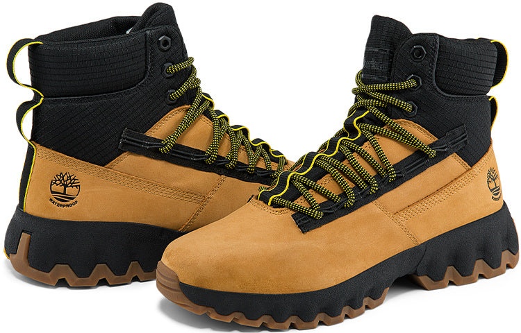 Timberland Greenstride Edge Waterproof Wide Fit Boots 'Wheat Nubuck' A2KT2W - 5