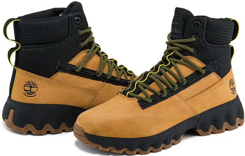 Timberland Timberland Greenstride Edge Waterproof Wide Fit Boots 'Wheat Nubuck' A2KT2W outlook