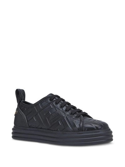 FENDI FF embossed sneakers outlook