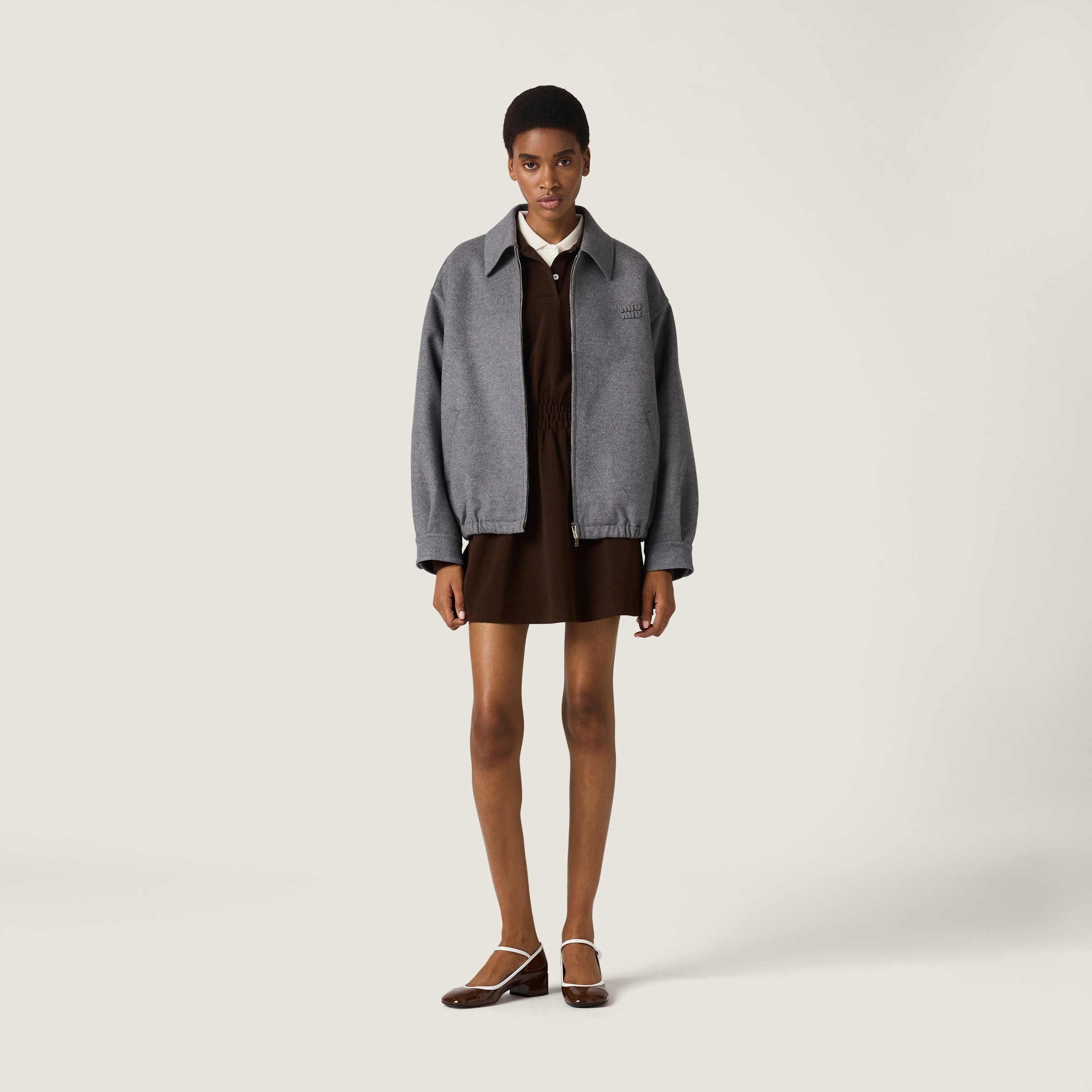 Double cashmere blouson jacket - 2