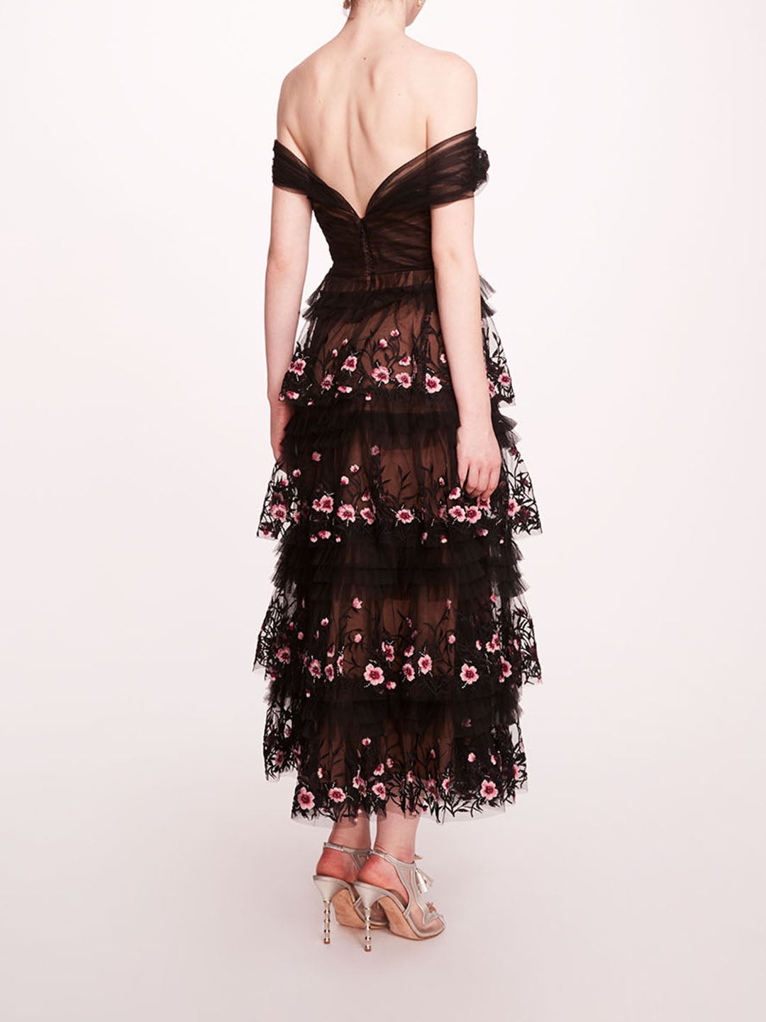 TIERED TERRARIUM MIDI DRESS - 2
