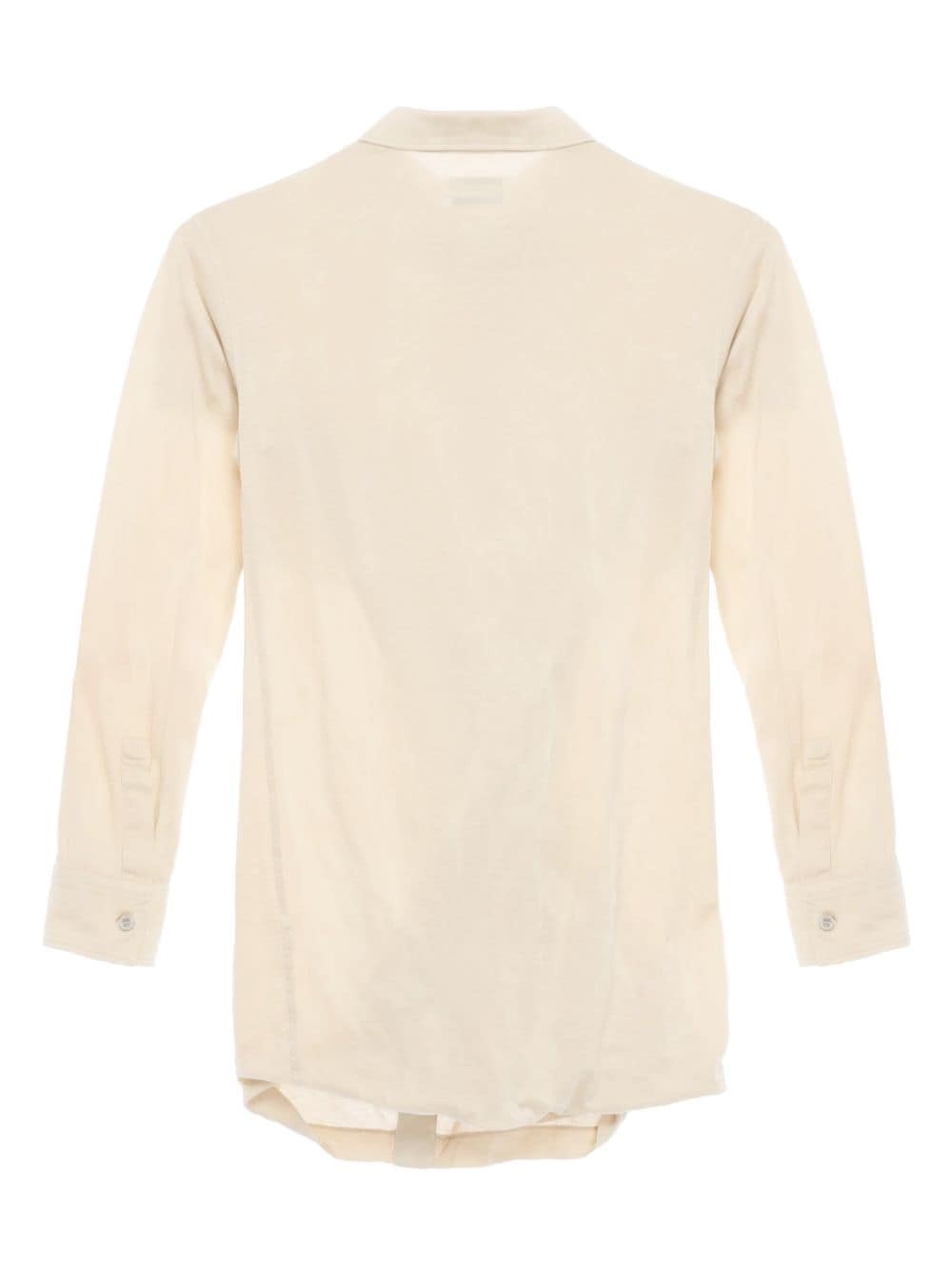 asymmetric cotton shirt - 6