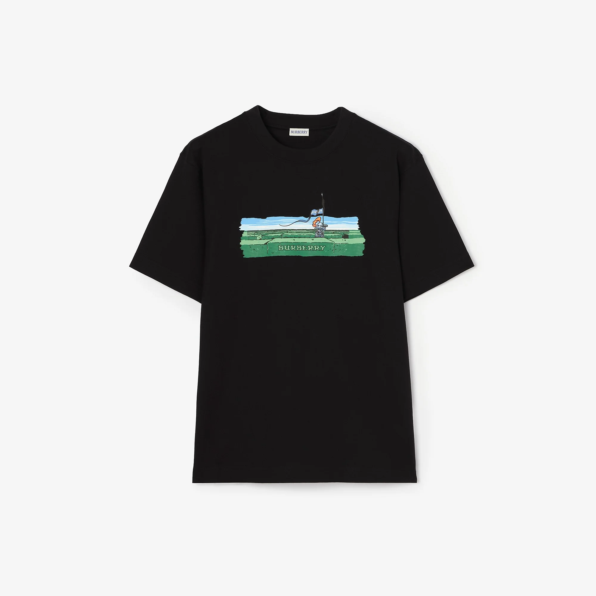 Maze Cotton T-shirt - 1