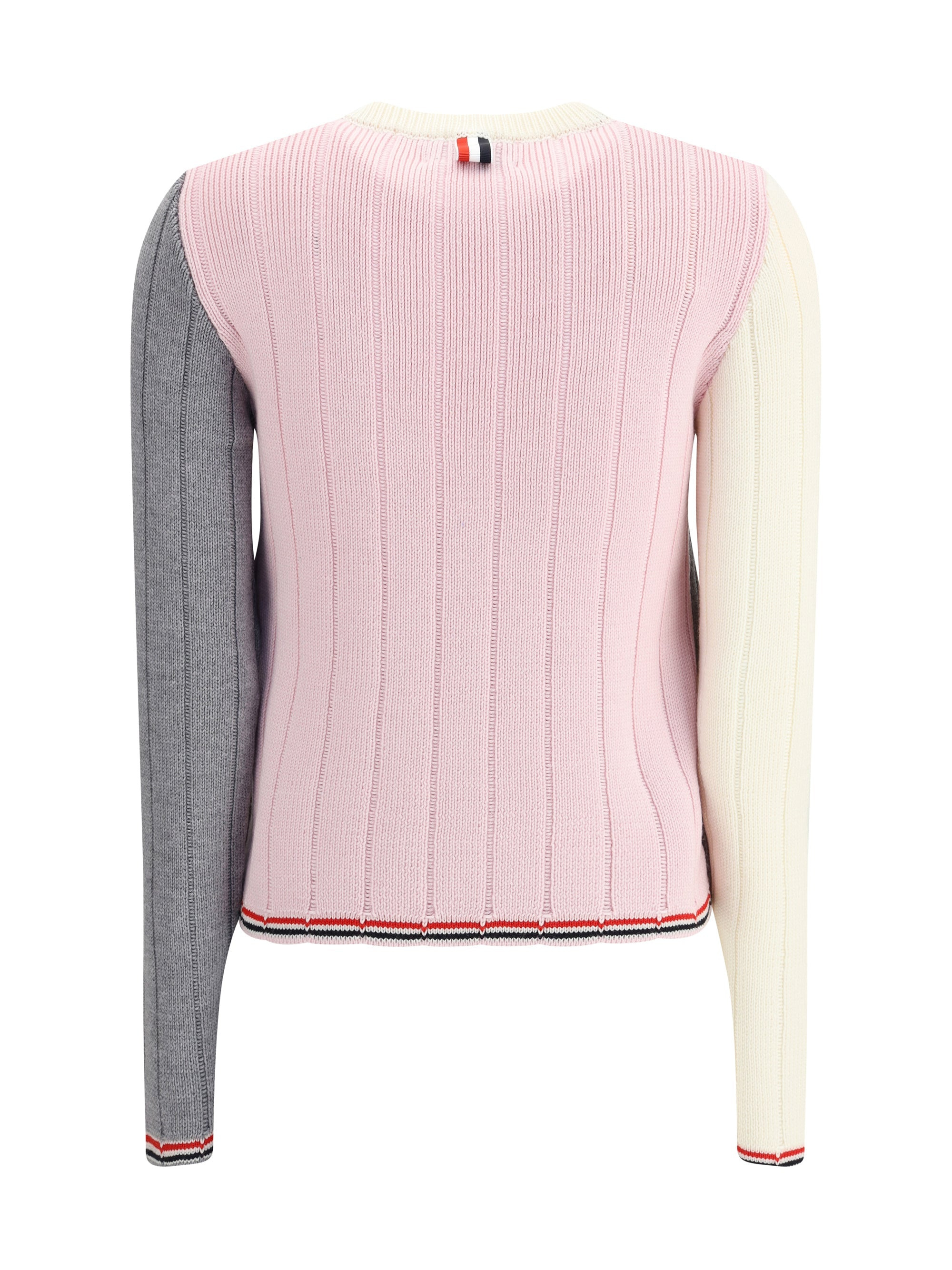 Thom Browne Women Fun Mix Ladder Full Needle Rib Stitch Cr - 2