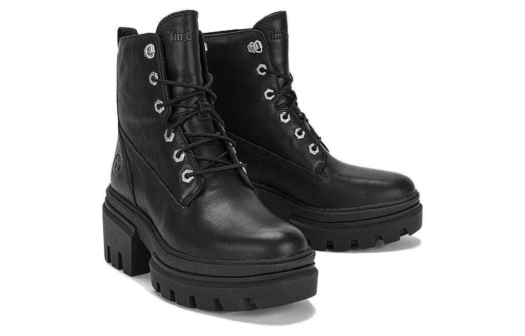 (WMNS) Timberland Everleigh 6 Inch Boots 'Black Full Grain' A41S7 - 3