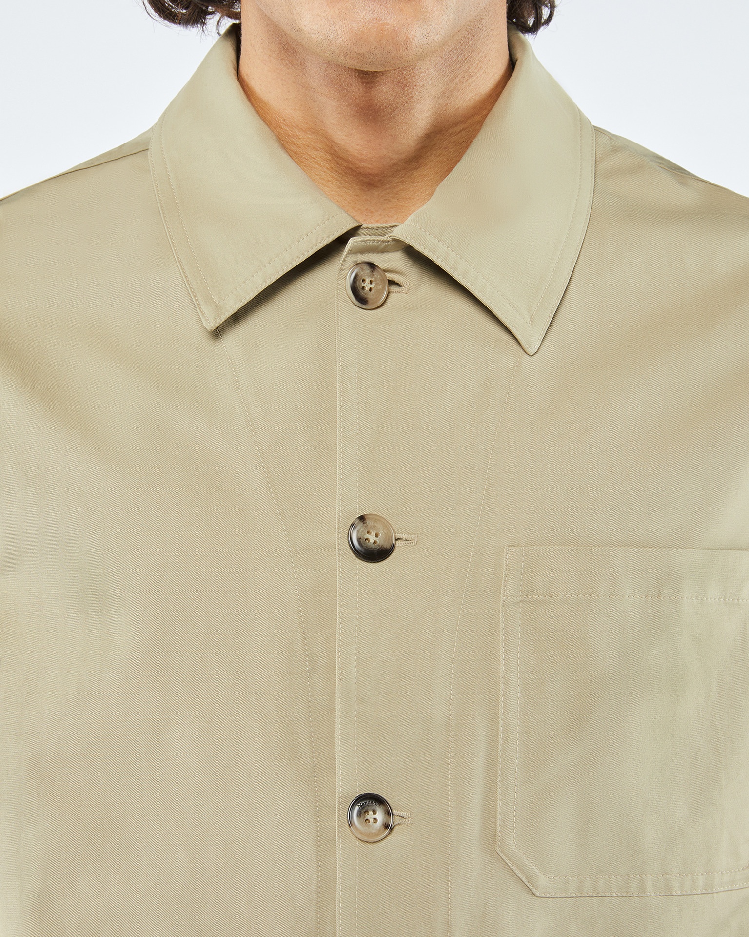SAON - Tech-twill jacket - Pebble - 5
