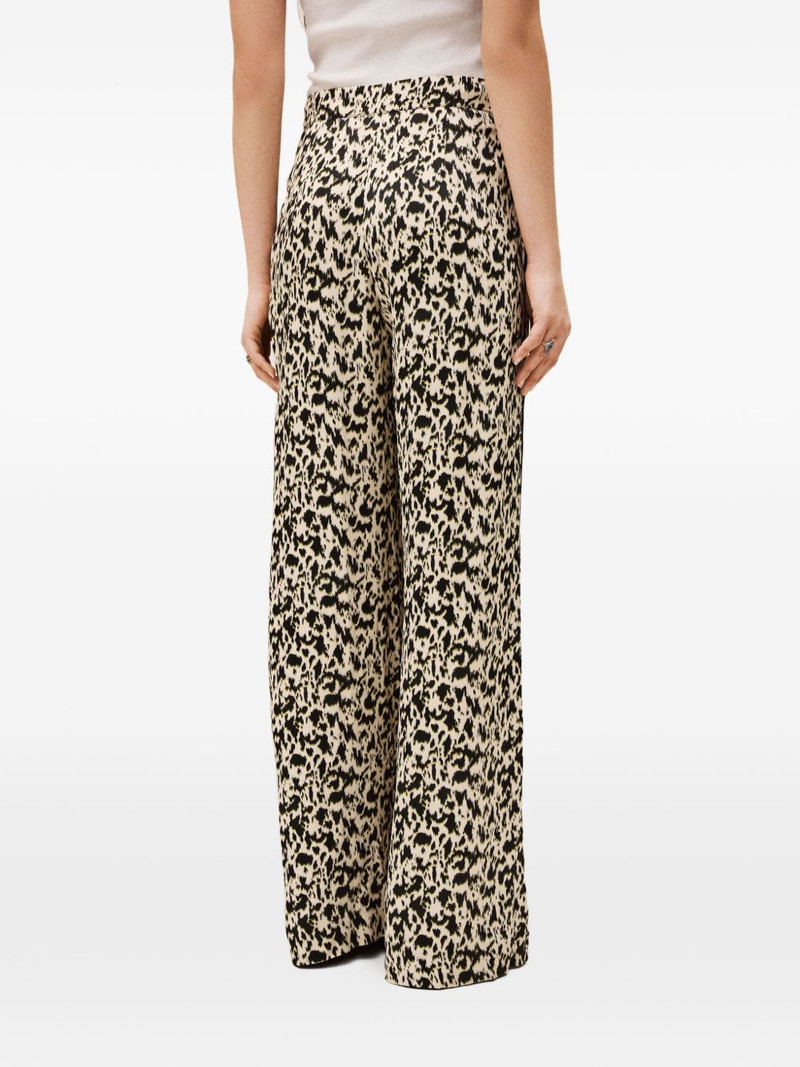 Plyde printed wide-leg trousers 4