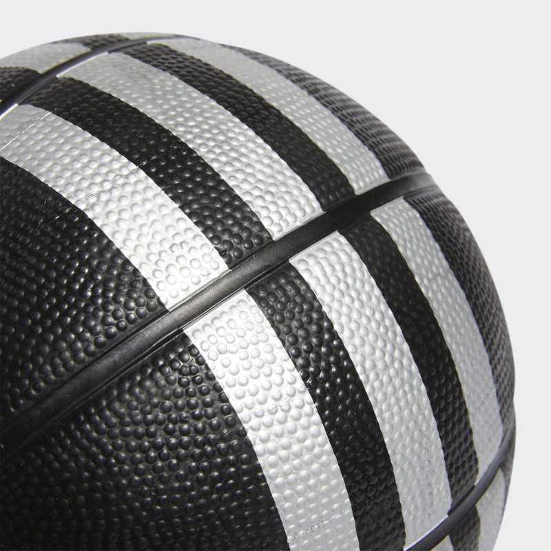 3-Stripes Rubber Mini Basketball 4