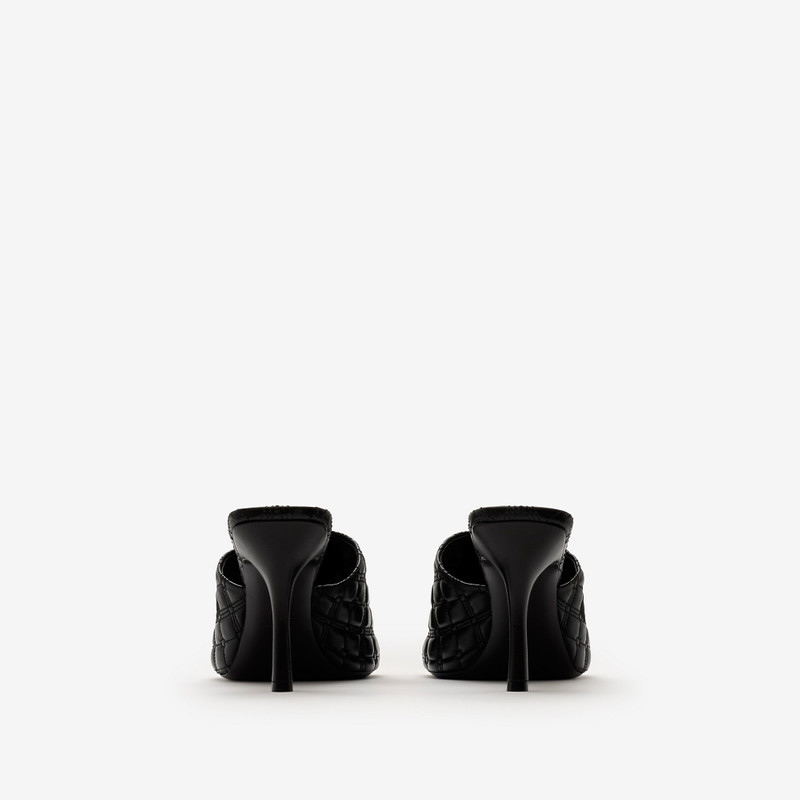 Leather Quilt Mules 4