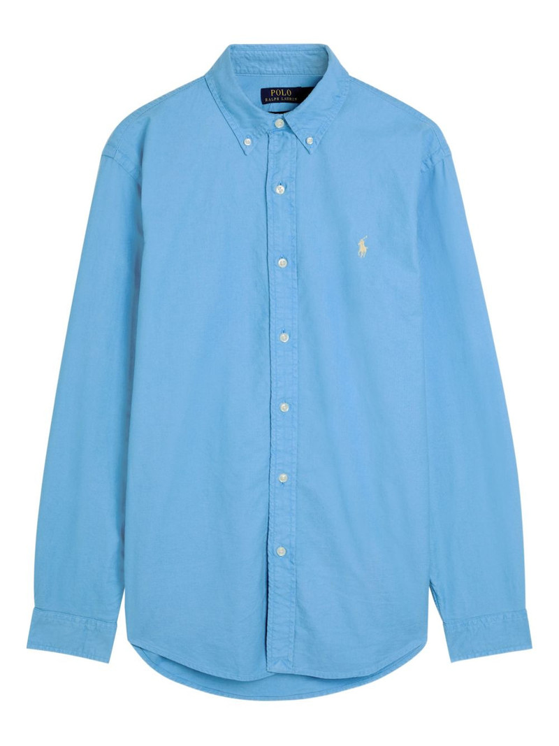 button embroidered-logo shirt 1