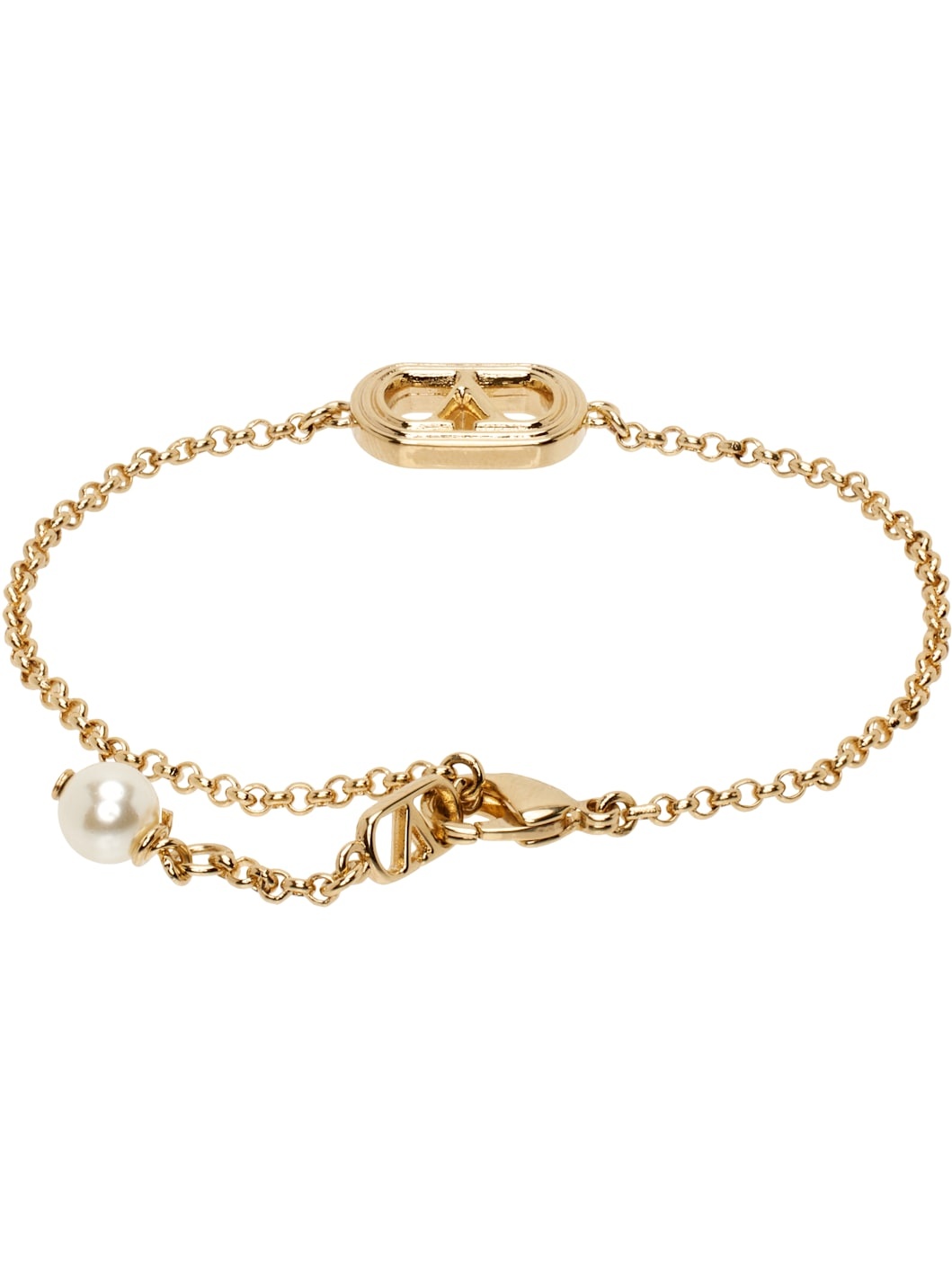 Gold Oval Bracelet - 2