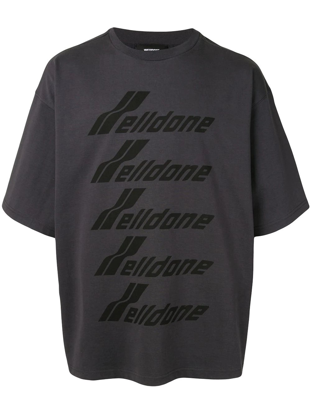 oversized logo-print T-shirt - 1