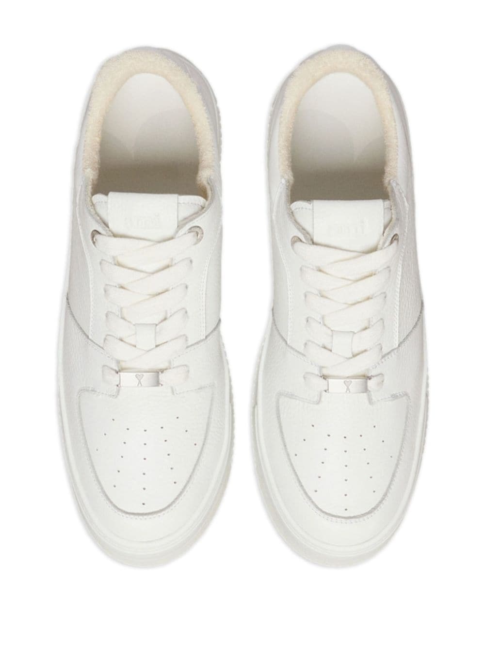 Arcade lace-up leather sneakers - 4