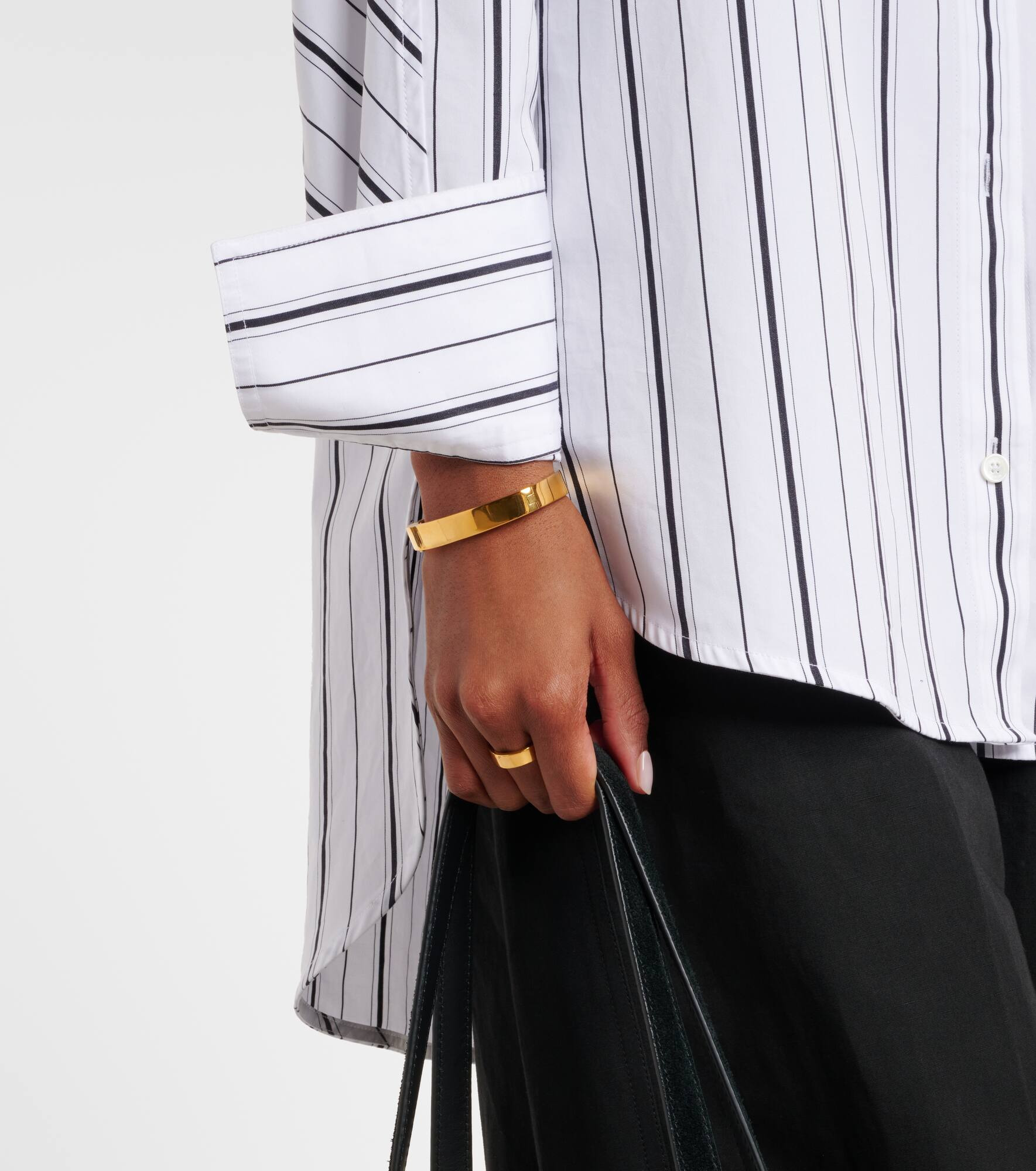 Signature18kt gold-plated ring - 3