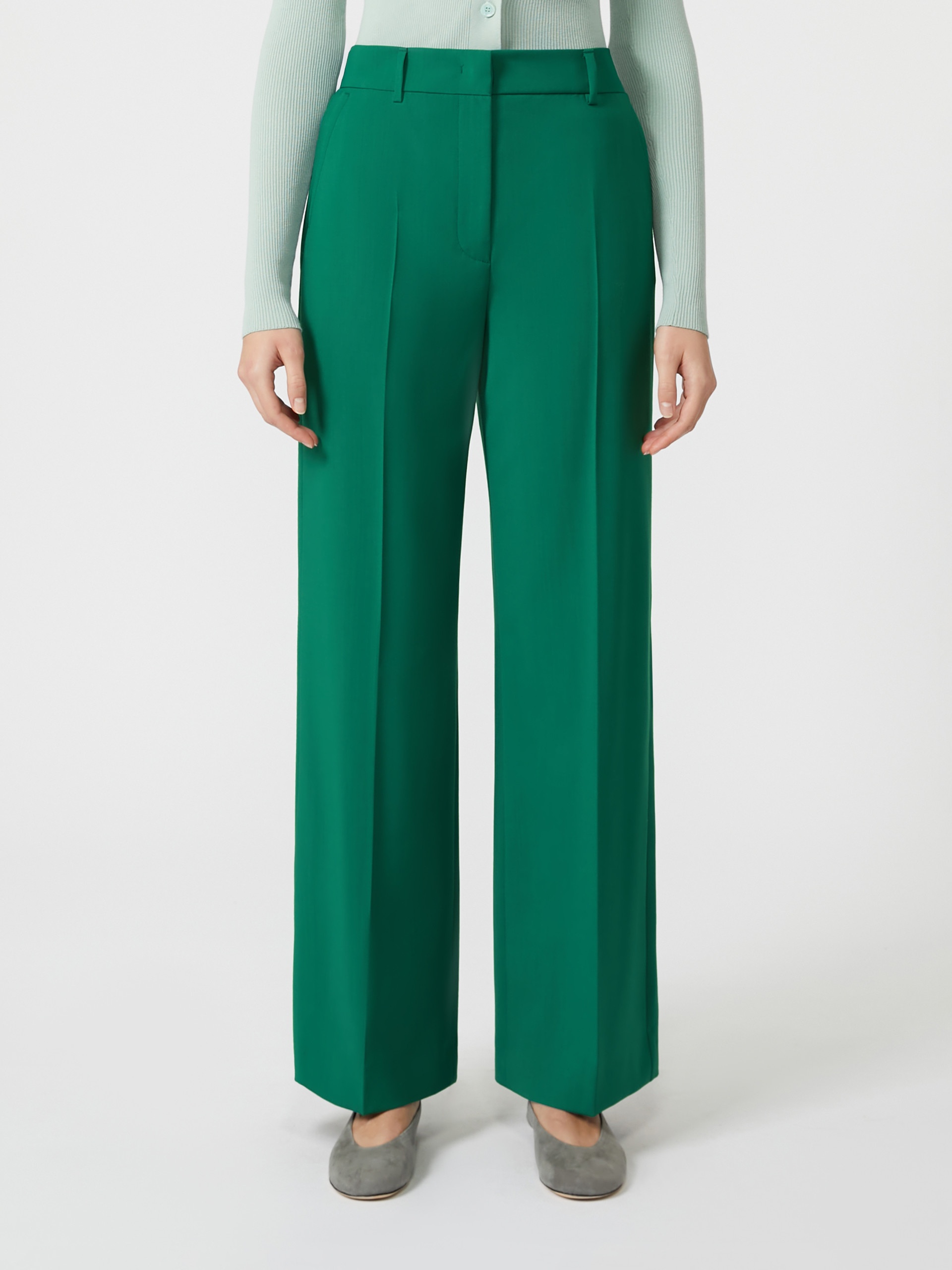 VISIVO Wool palazzo trousers - 3