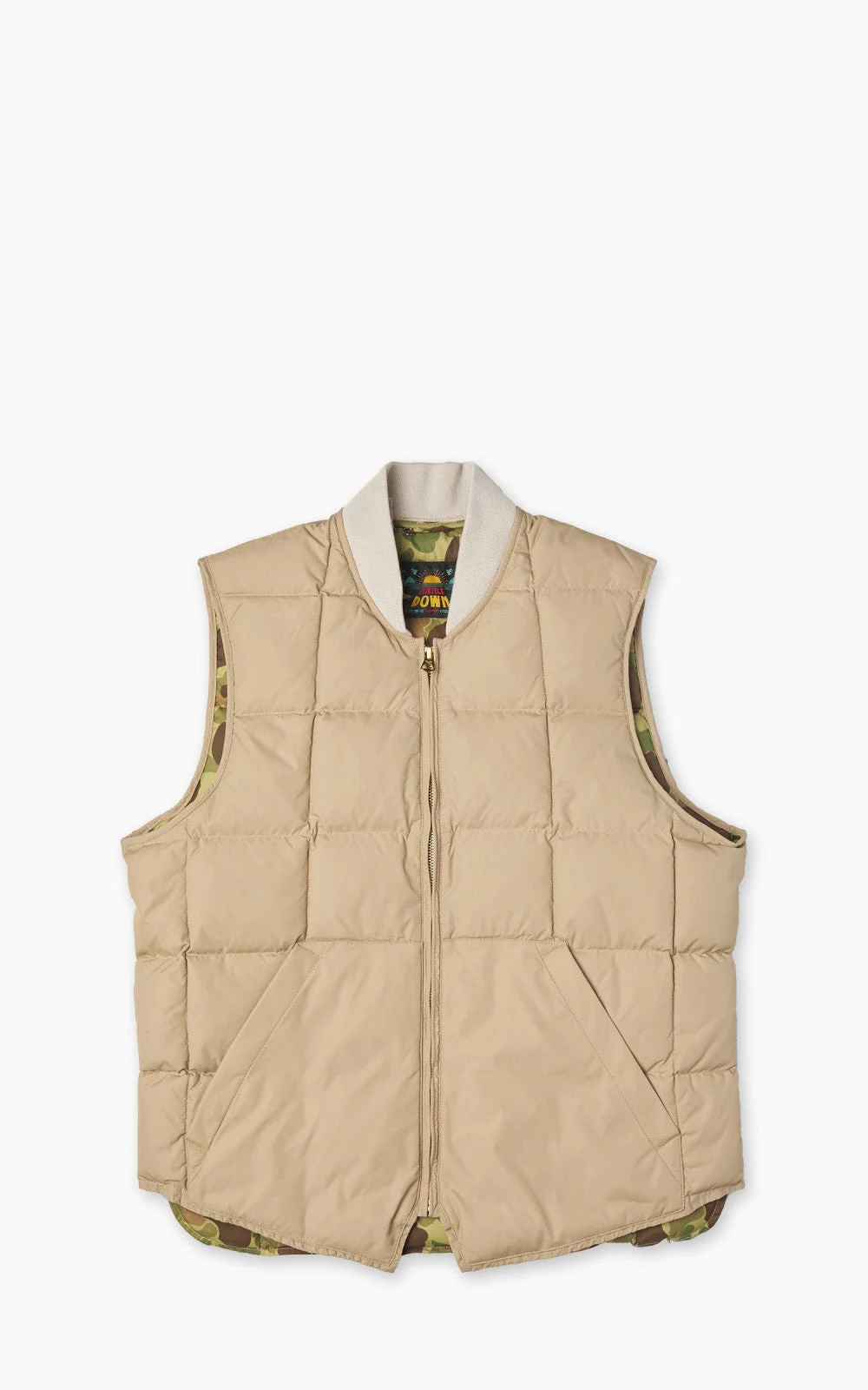 FORTELA VEST2 NYLON CAMOUFLAGE LINING CAMEL - 1