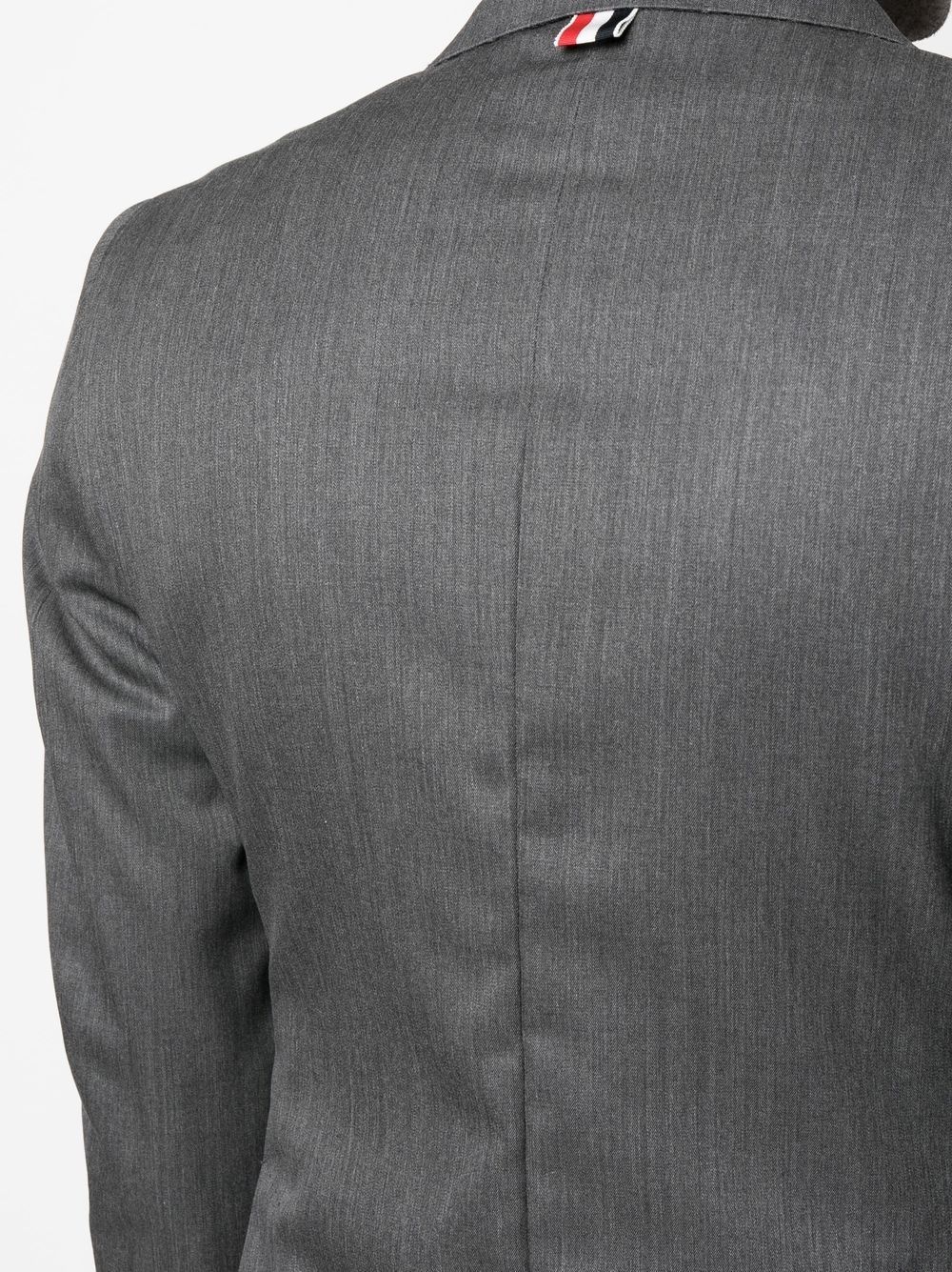single-breasted wool blazer - 5
