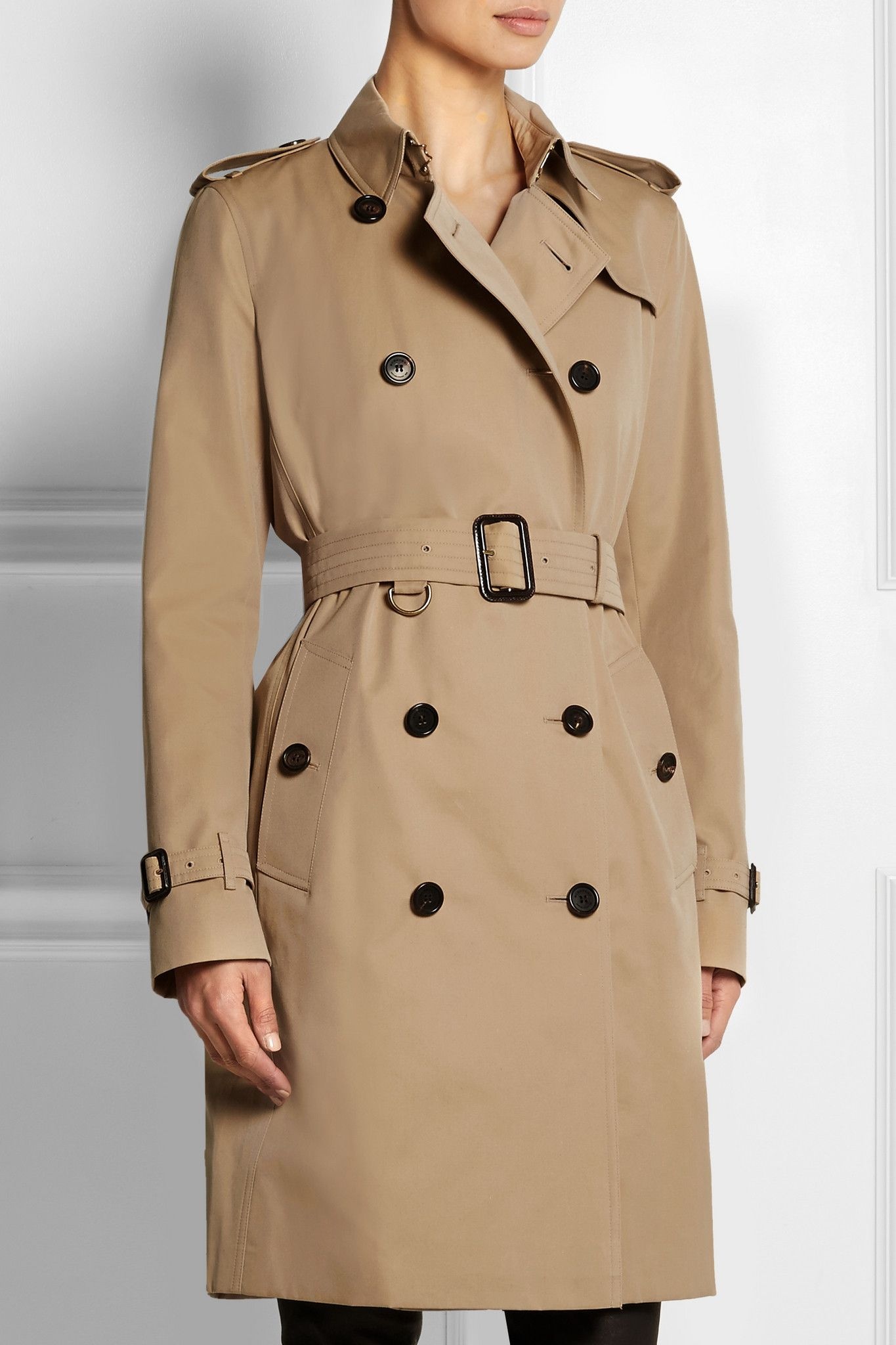 The Kensington Long cotton-gabardine trench coat - 3