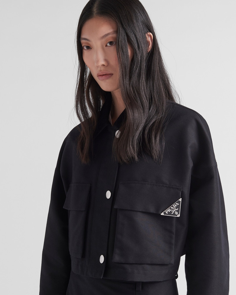 Technical canvas blouson jacket 3