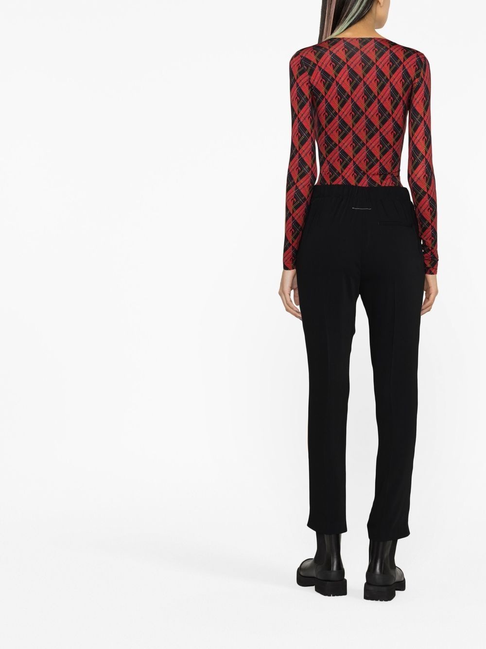 high-waisted trousers - 4