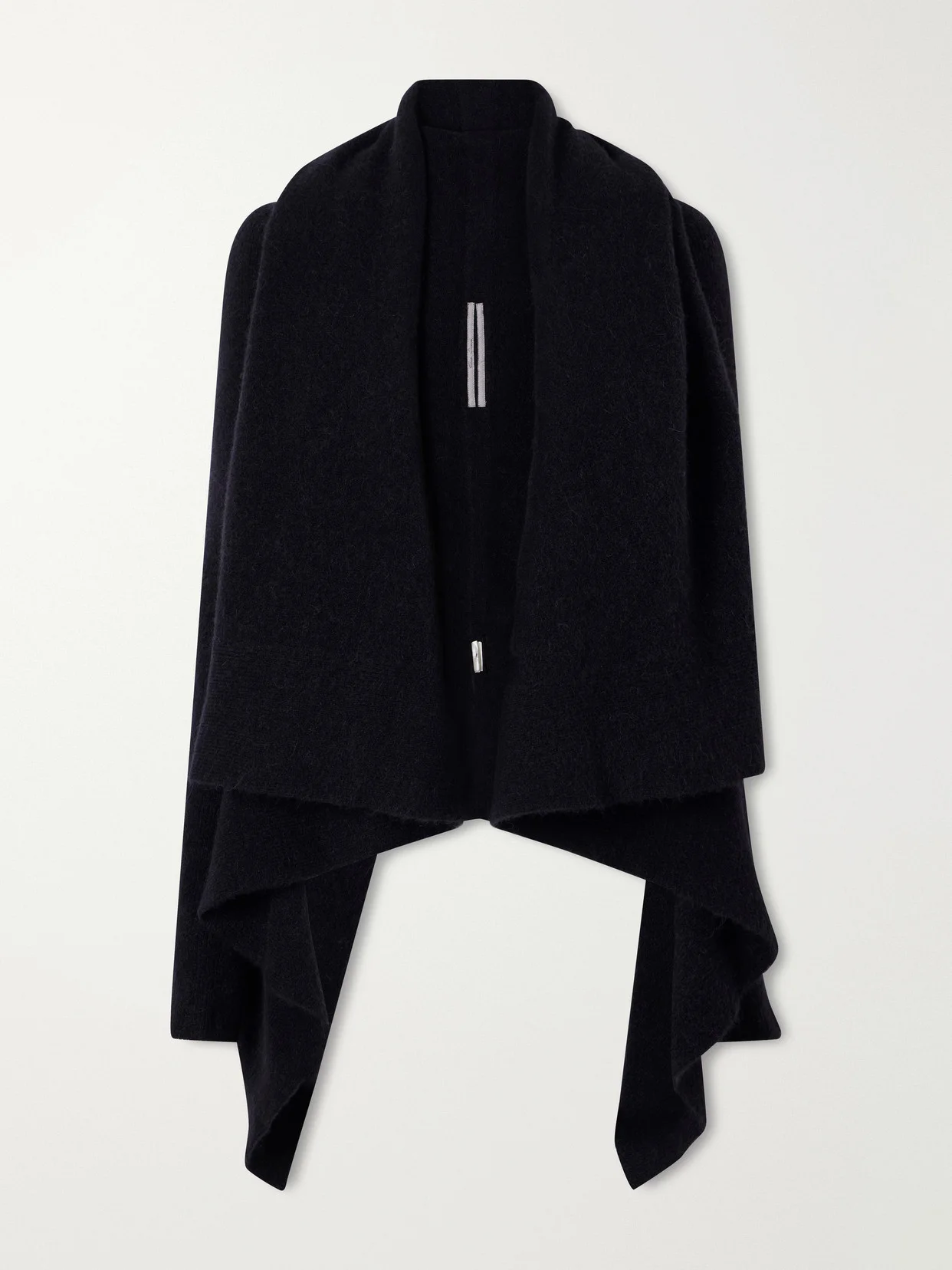 Draped Wool-blend Cardigan - 1