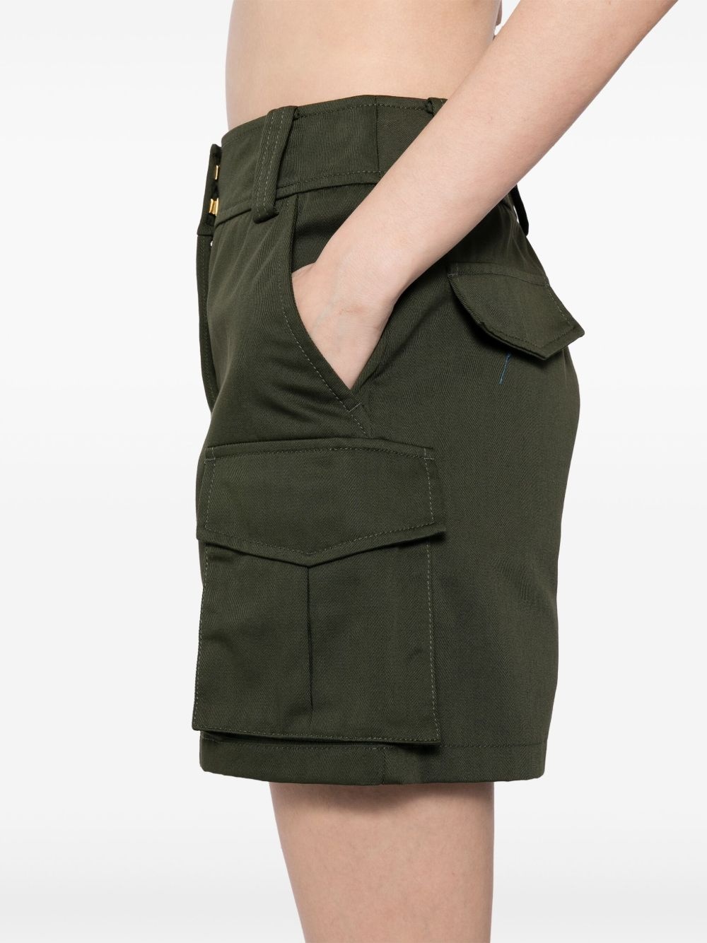 gabardine shorts - 5